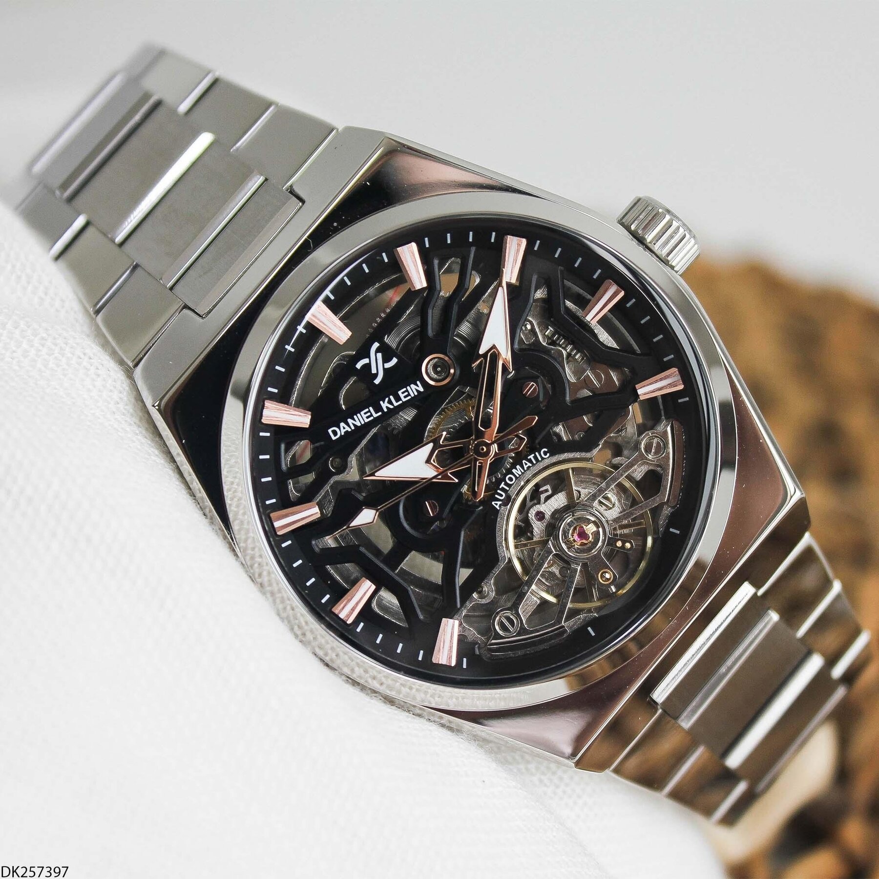 Daniel Klein DK257397 Çelik Kordonlu Otomatik Erkek Kol Saati