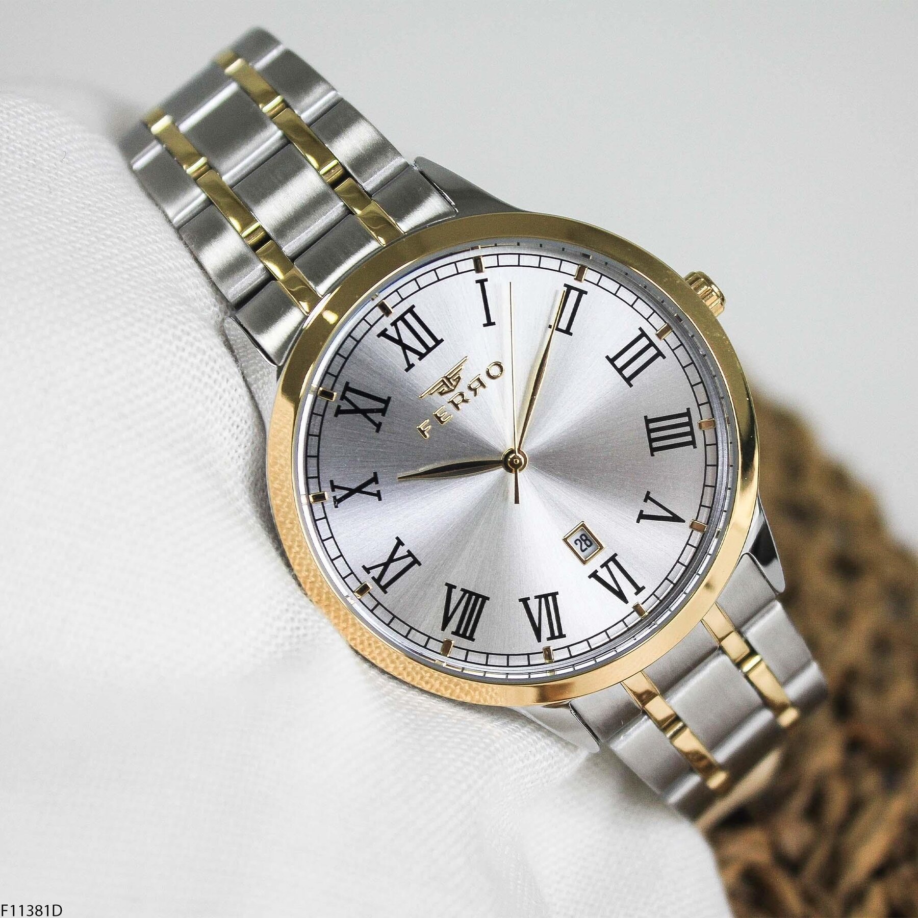 Ferro F11381D Çelik Kordonlu Erkek Kol Saati