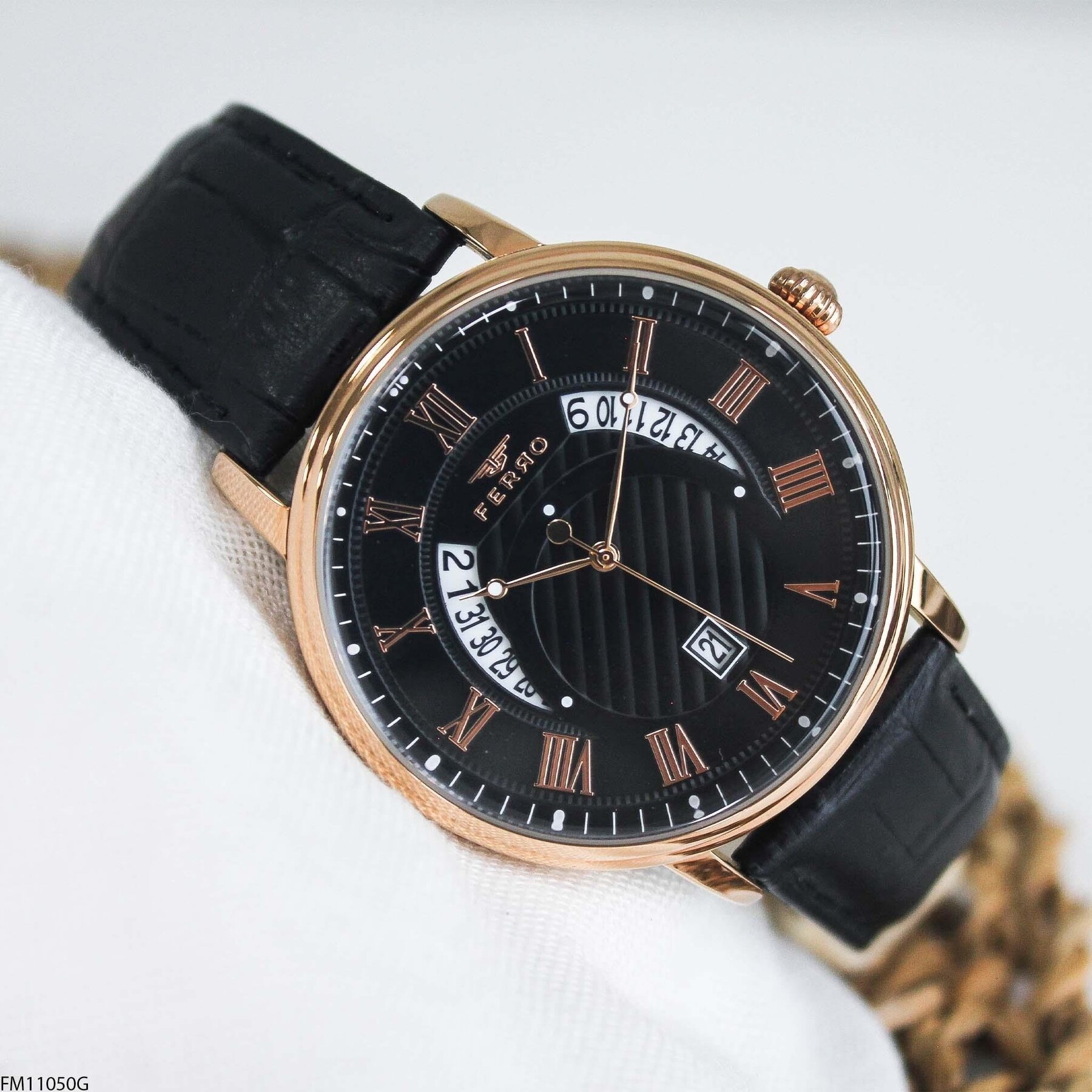 Ferro FM11050G Deri Kordonlu Erkek Kol Saati