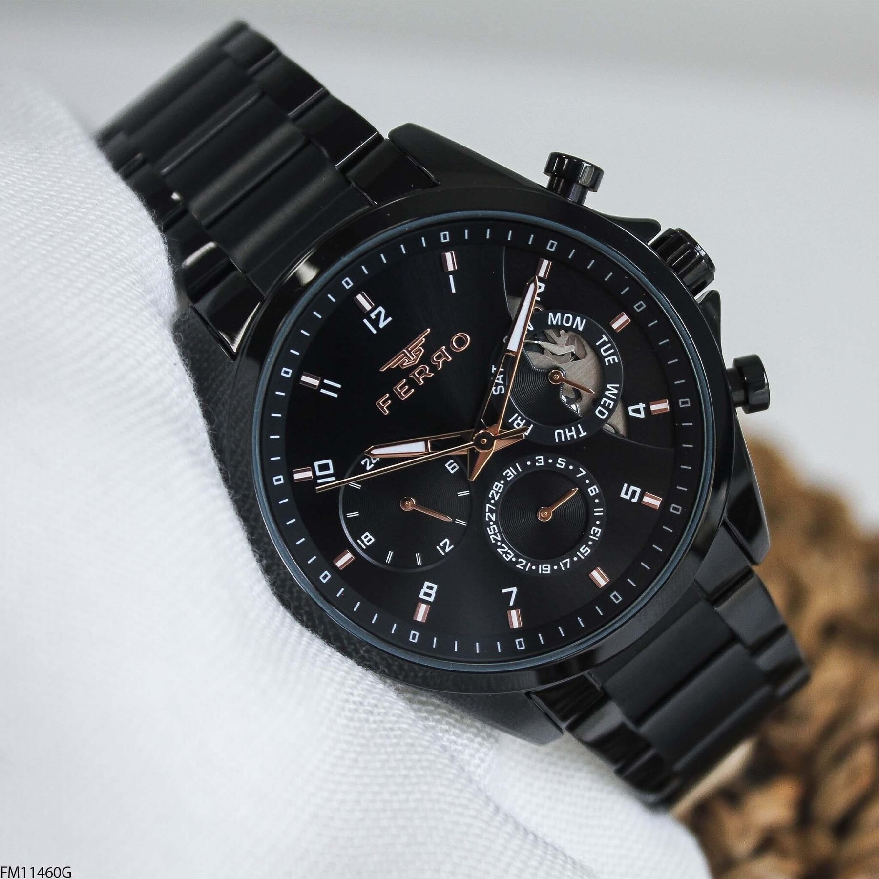 Ferro FM11460G Çelik Kordonlu Erkek Kol Saati