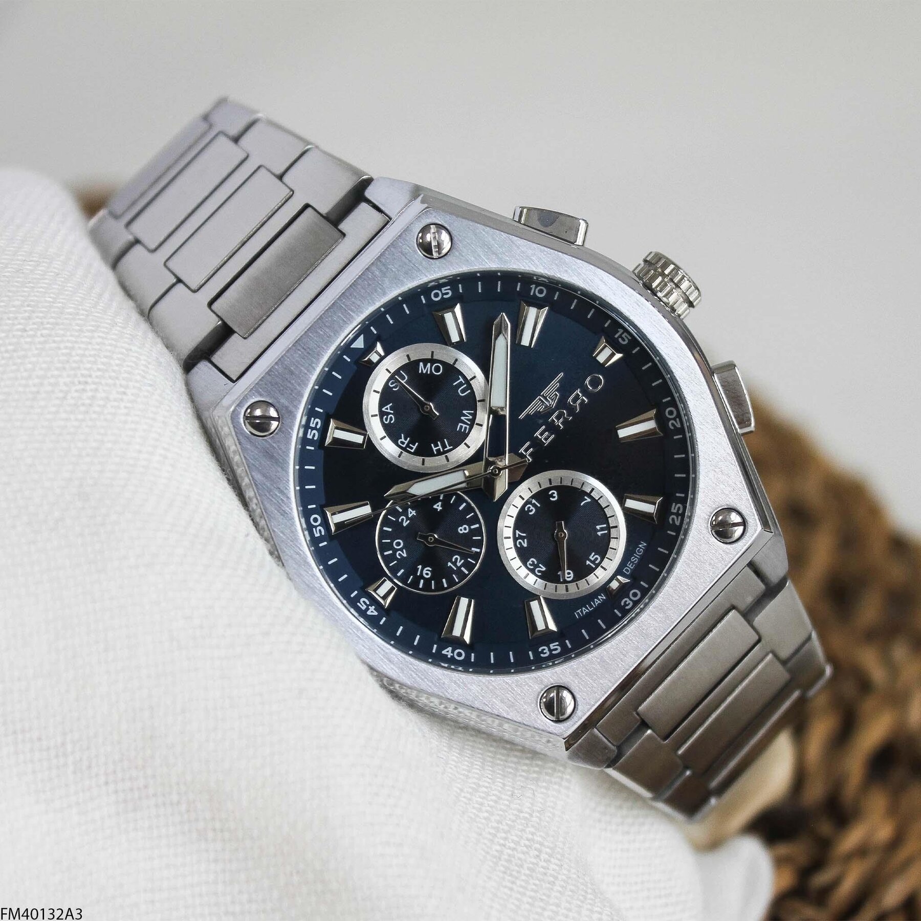 Ferro FM40132A3 Çelik Kordonlu Erkek Kol Saati