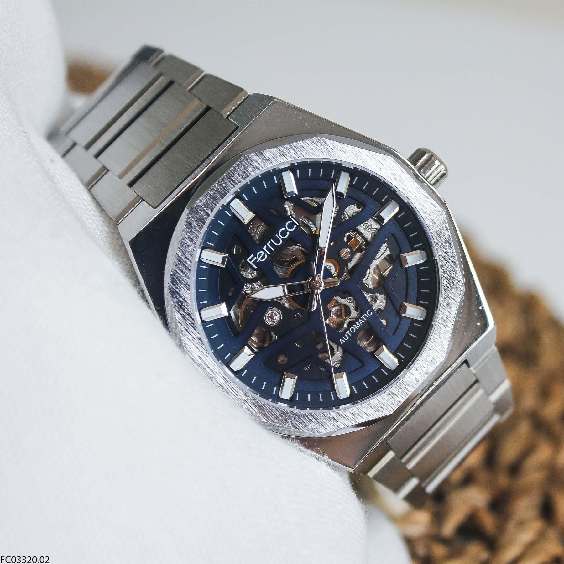 Ferrucci FC03320.02 Çelik Kordonlu Erkek Kol Saati