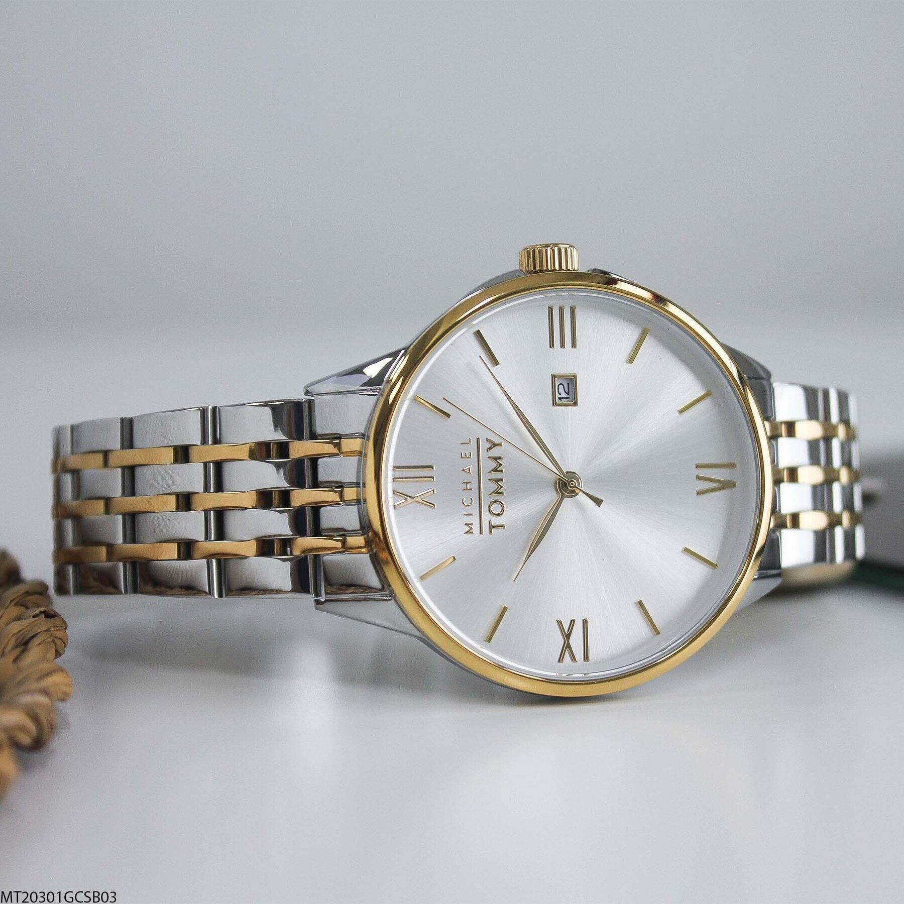 Michael Tommy MT20301GCSB03 Çelik Kordonlu Erkek Kol Saati
