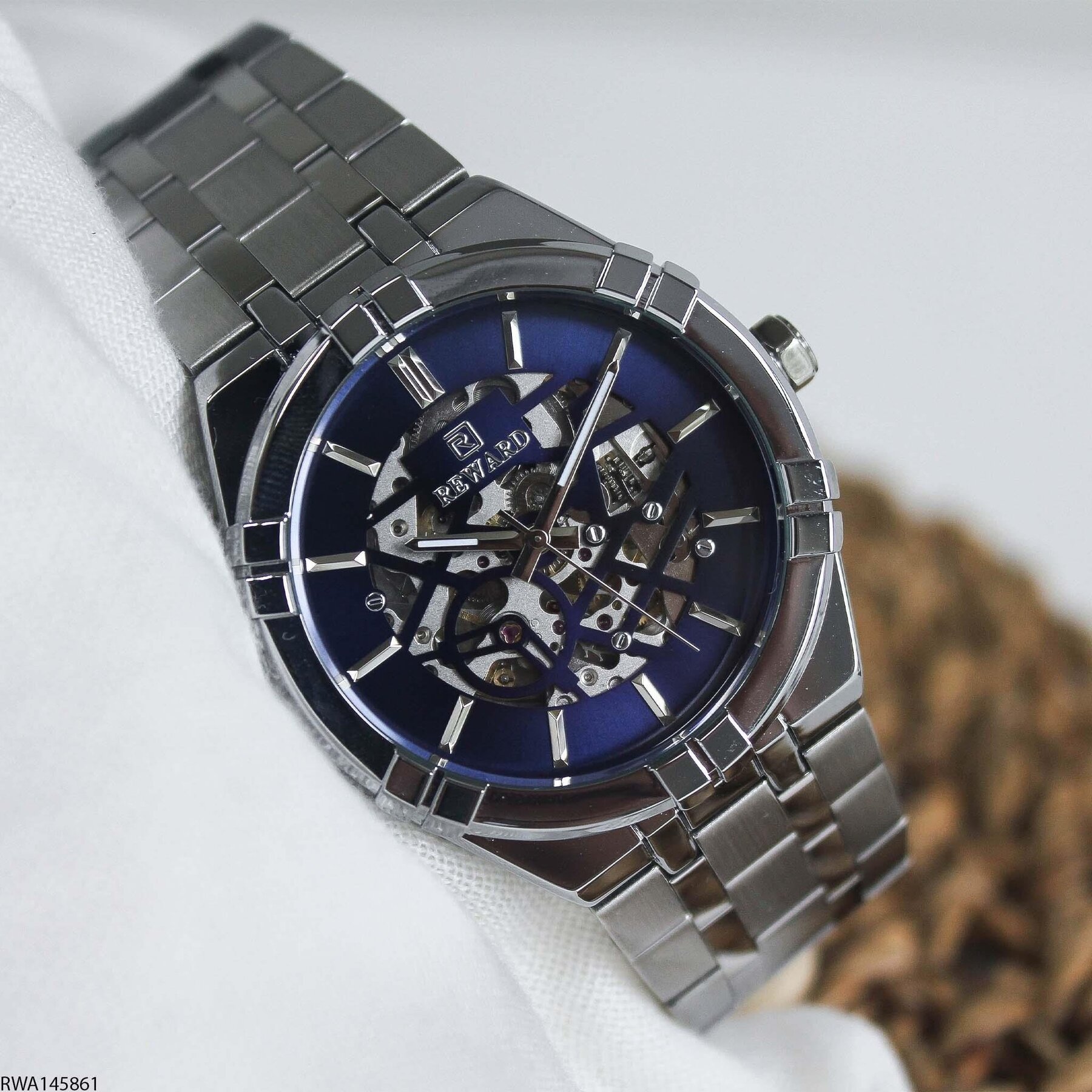 Reward RWA145861 Çelik Kordonlu Otomatik Erkek Kol Saati