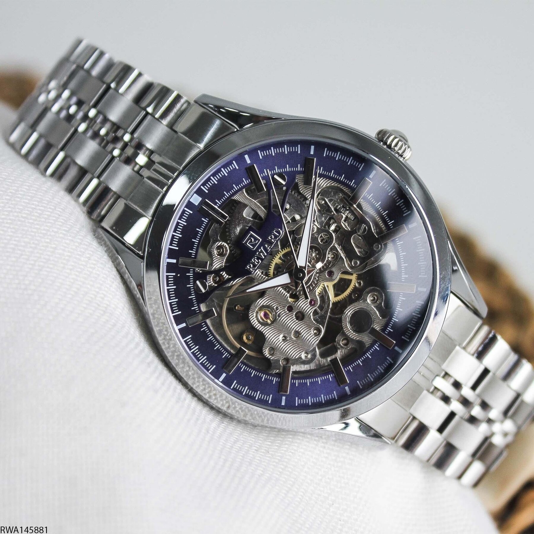 Reward RWA145881 Çelik Kordonlu Otomatik Erkek Kol Saati