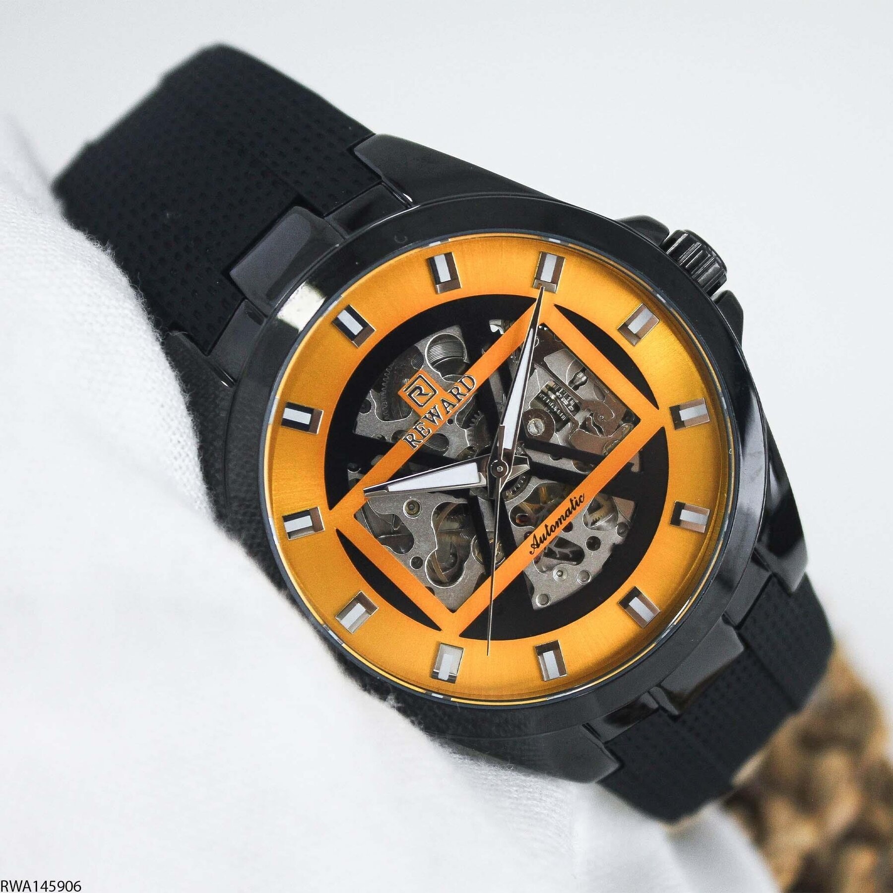 Reward RWA145906 Silikon Kordonlu Otomatik Erkek Kol Saati