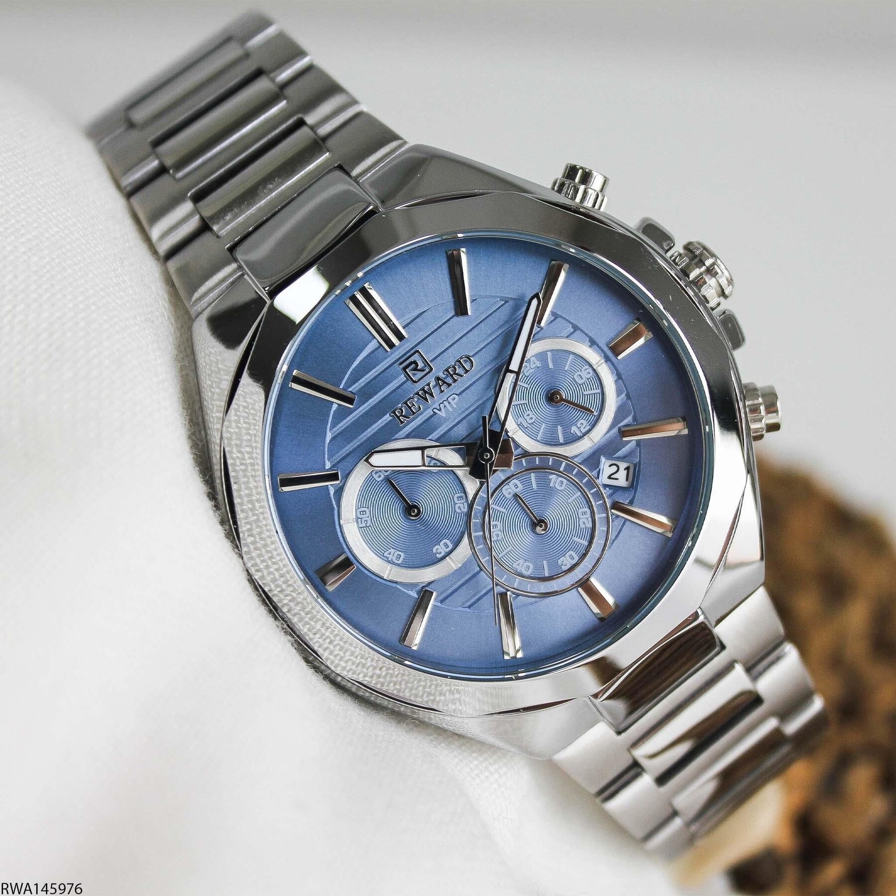 Reward RWA145976 Çelik Kordonlu Erkek Kol Saati