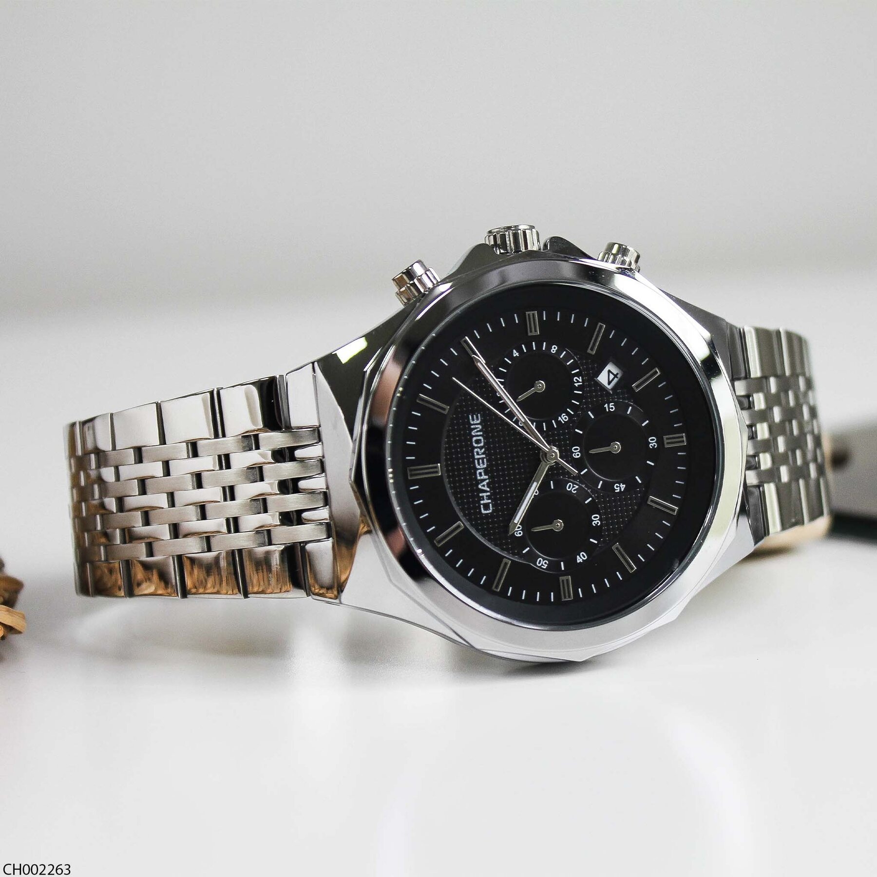 Chaperone CH002379 Steel Strap Men Watch