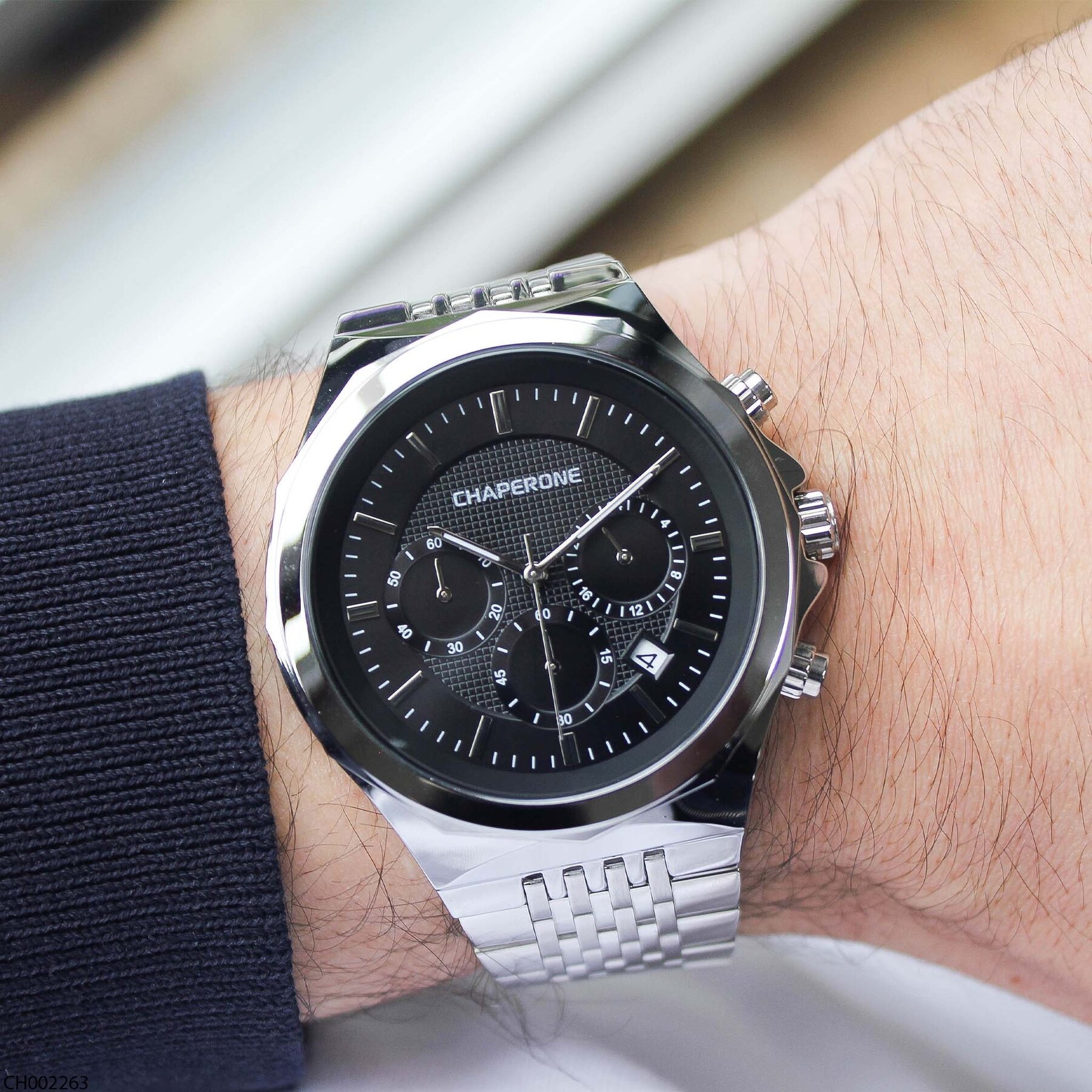 Chaperone CH002379 Steel Strap Men Watch