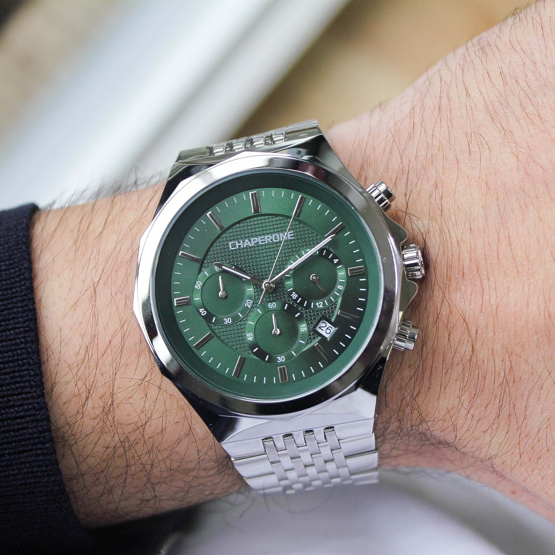 Chaperone CH002379 Steel Strap Men Watch