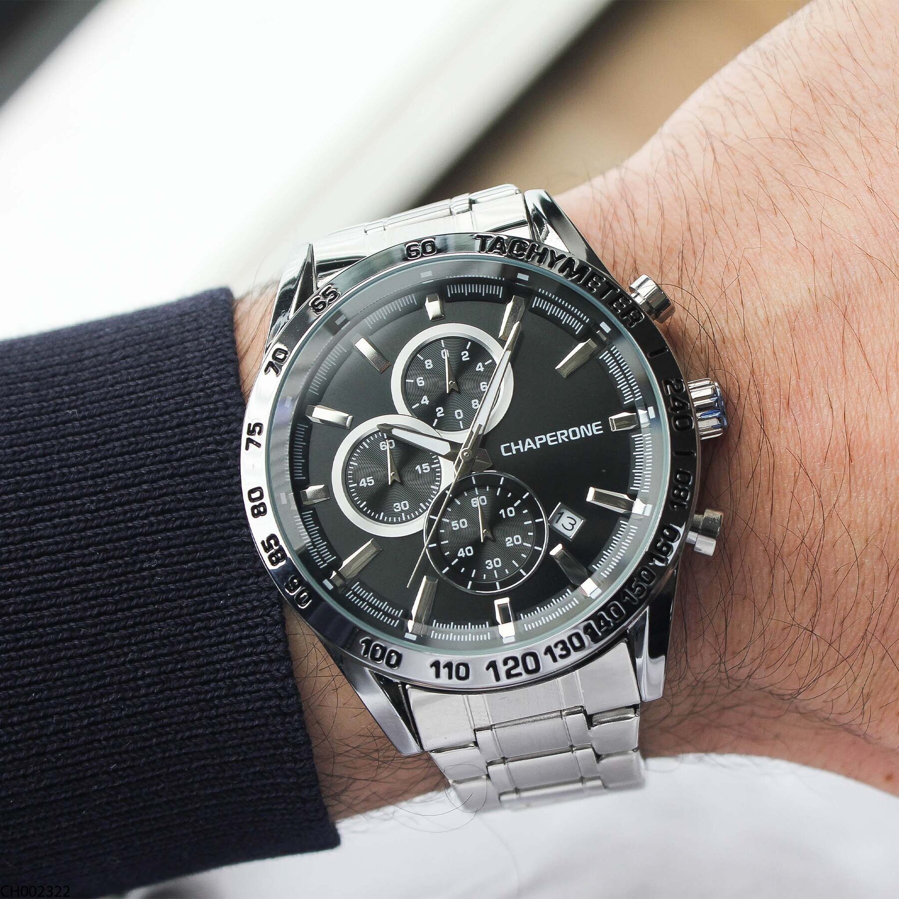 Chaperone CH002379 Steel Strap Men Watch