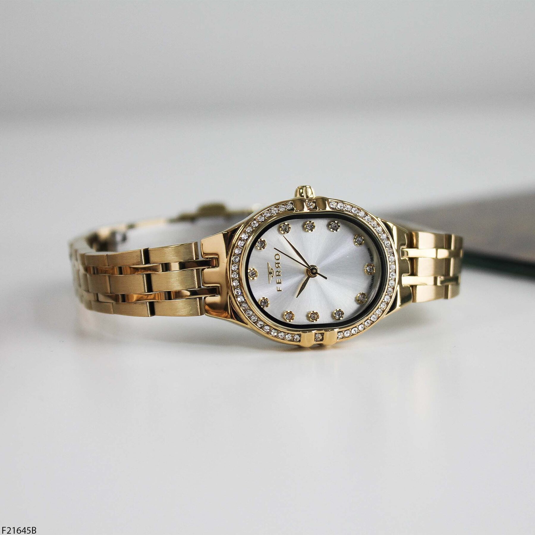 Ferro F21645B Çelik Kordonlu Kadın Kol Saati