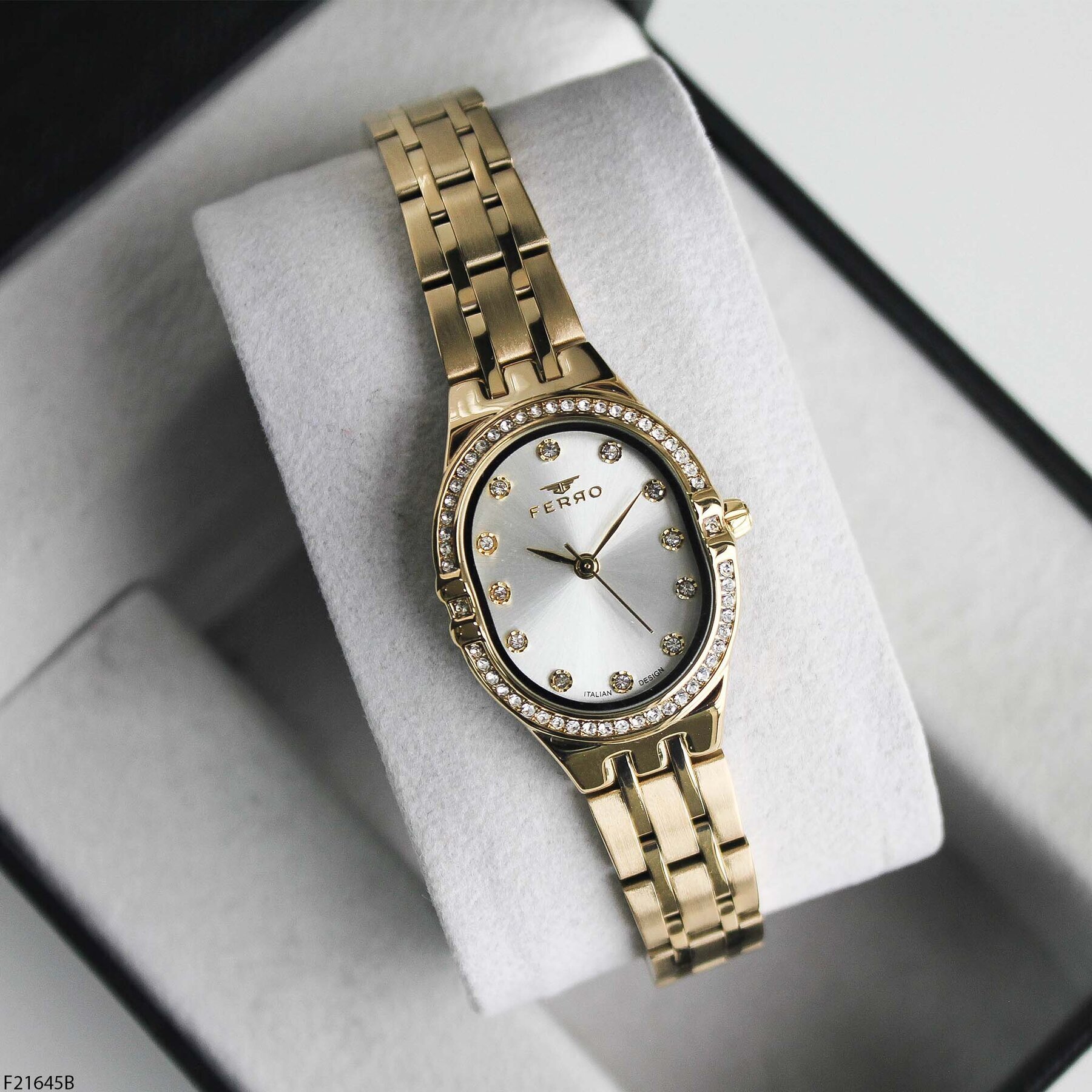 Ferro F21645B Çelik Kordonlu Kadın Kol Saati