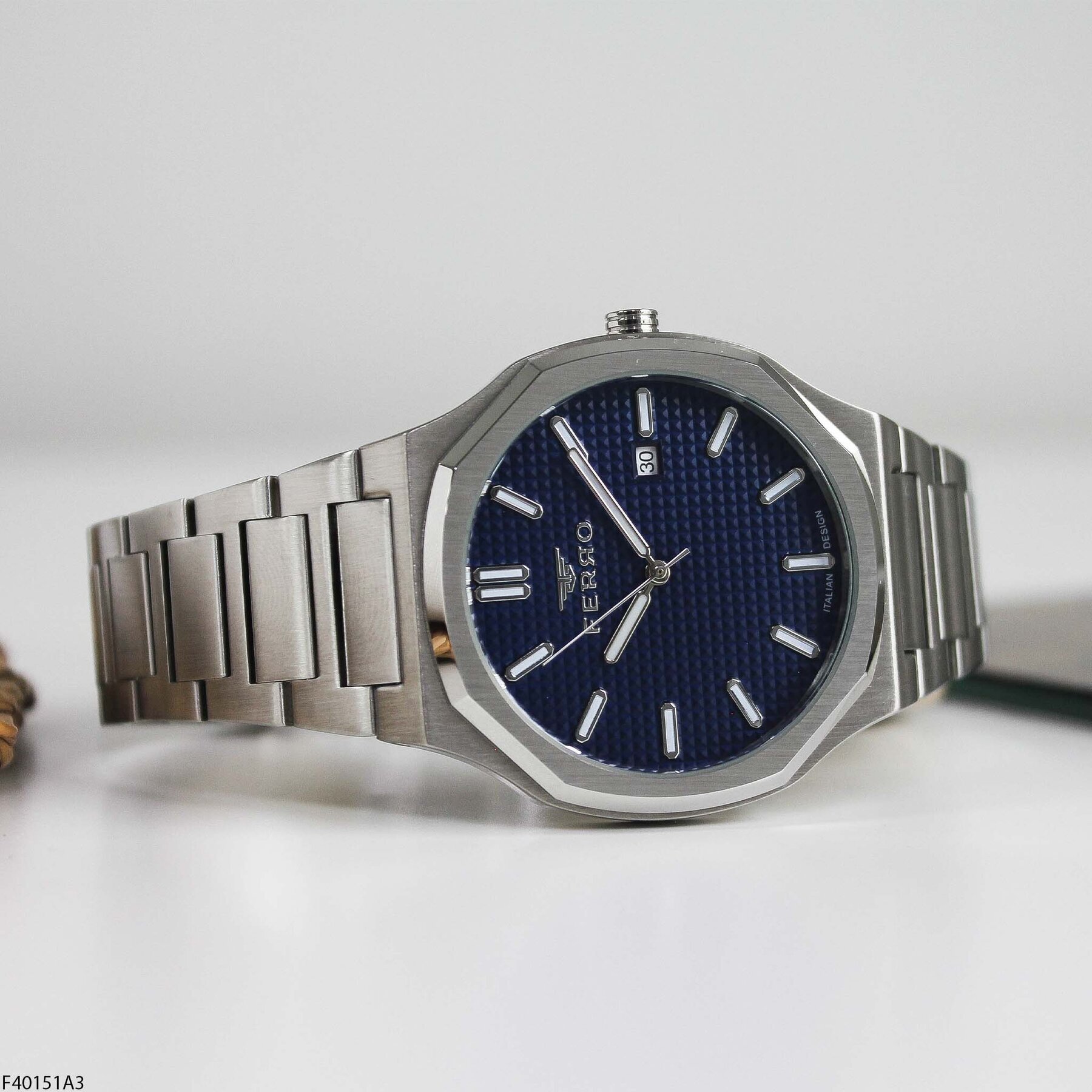 Ferro F40151A3 Çelik Kordonlu Erkek Kol Saati