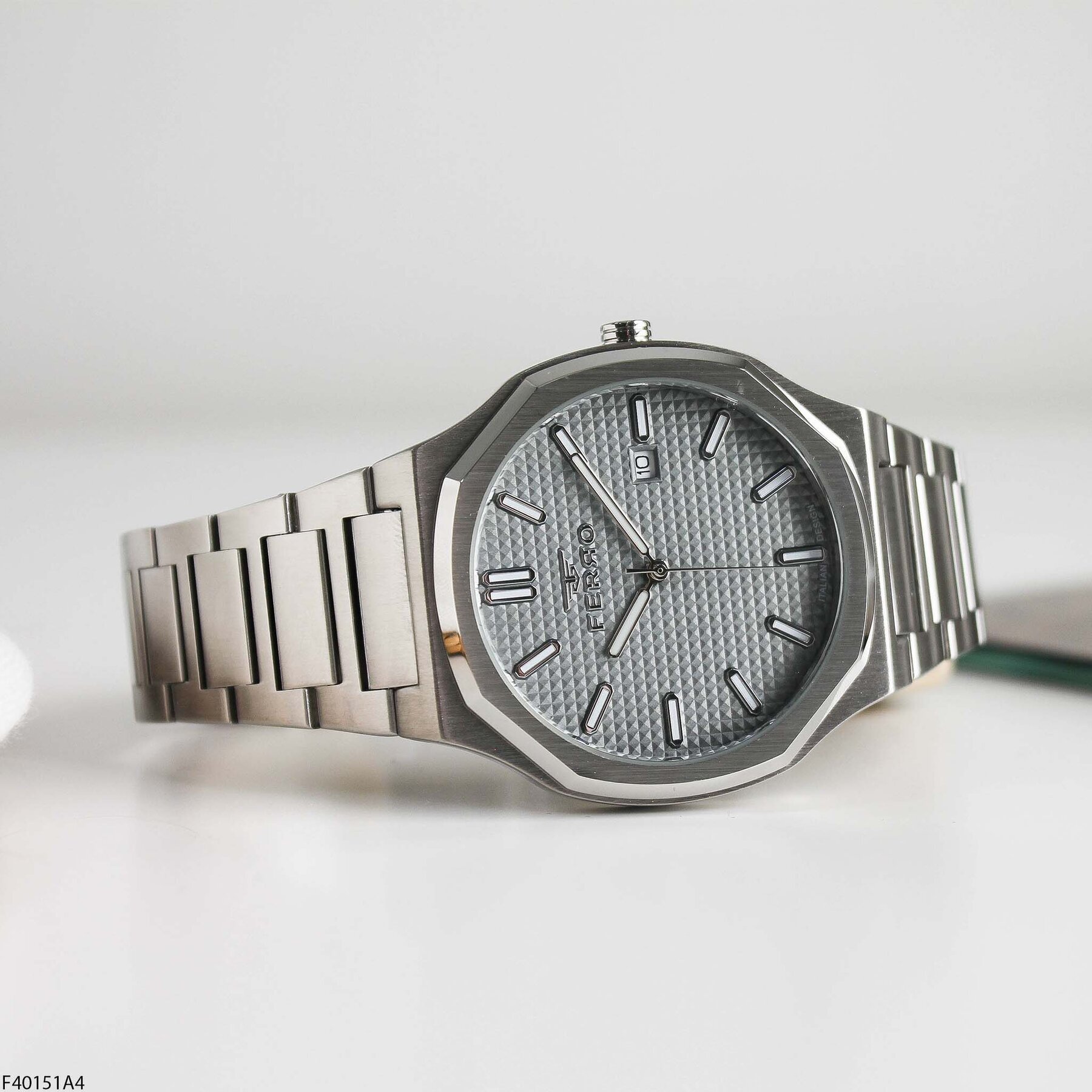 Ferro F40151A4 Çelik Kordonlu Erkek Kol Saati