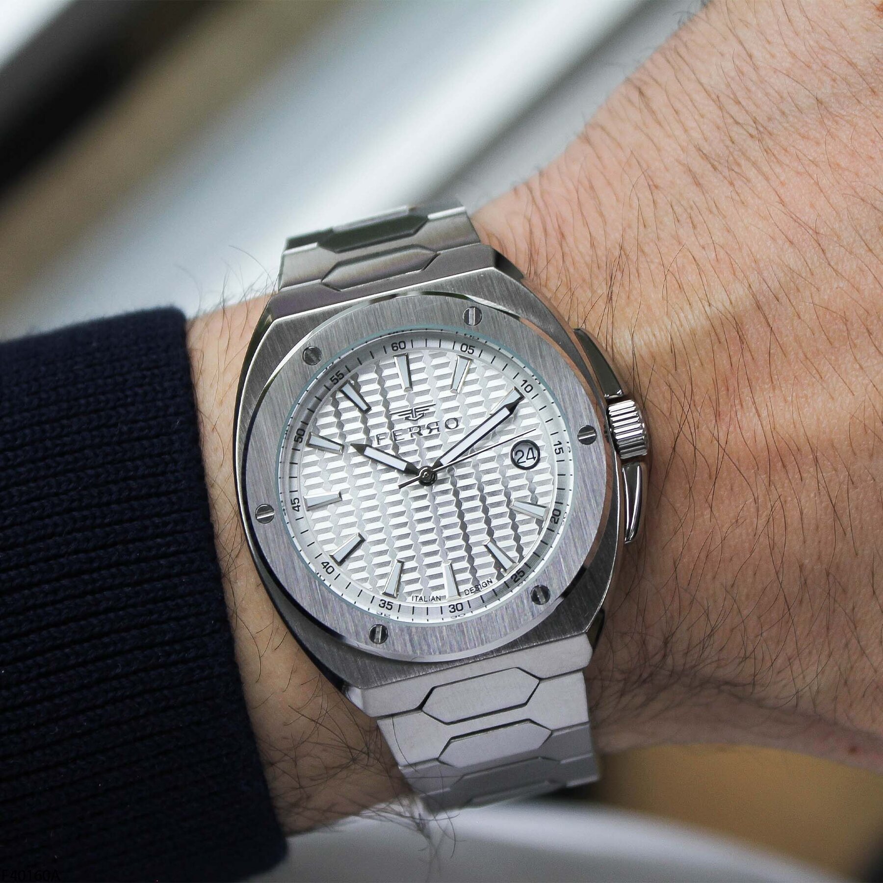 Ferro F40160A Çelik Kordonlu Erkek Kol Saati