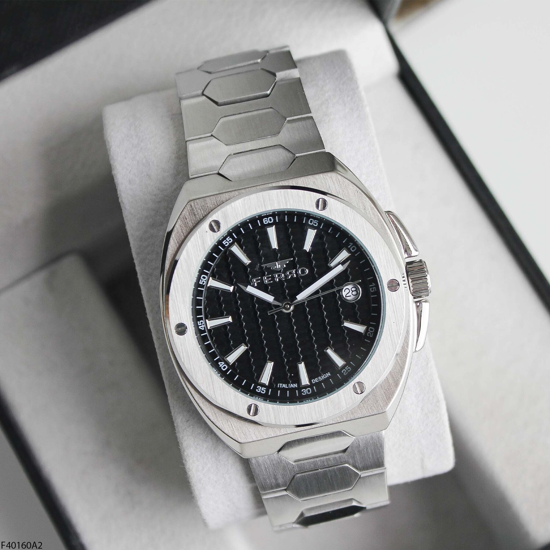 Ferro F40160A2 Çelik Kordonlu Erkek Kol Saati