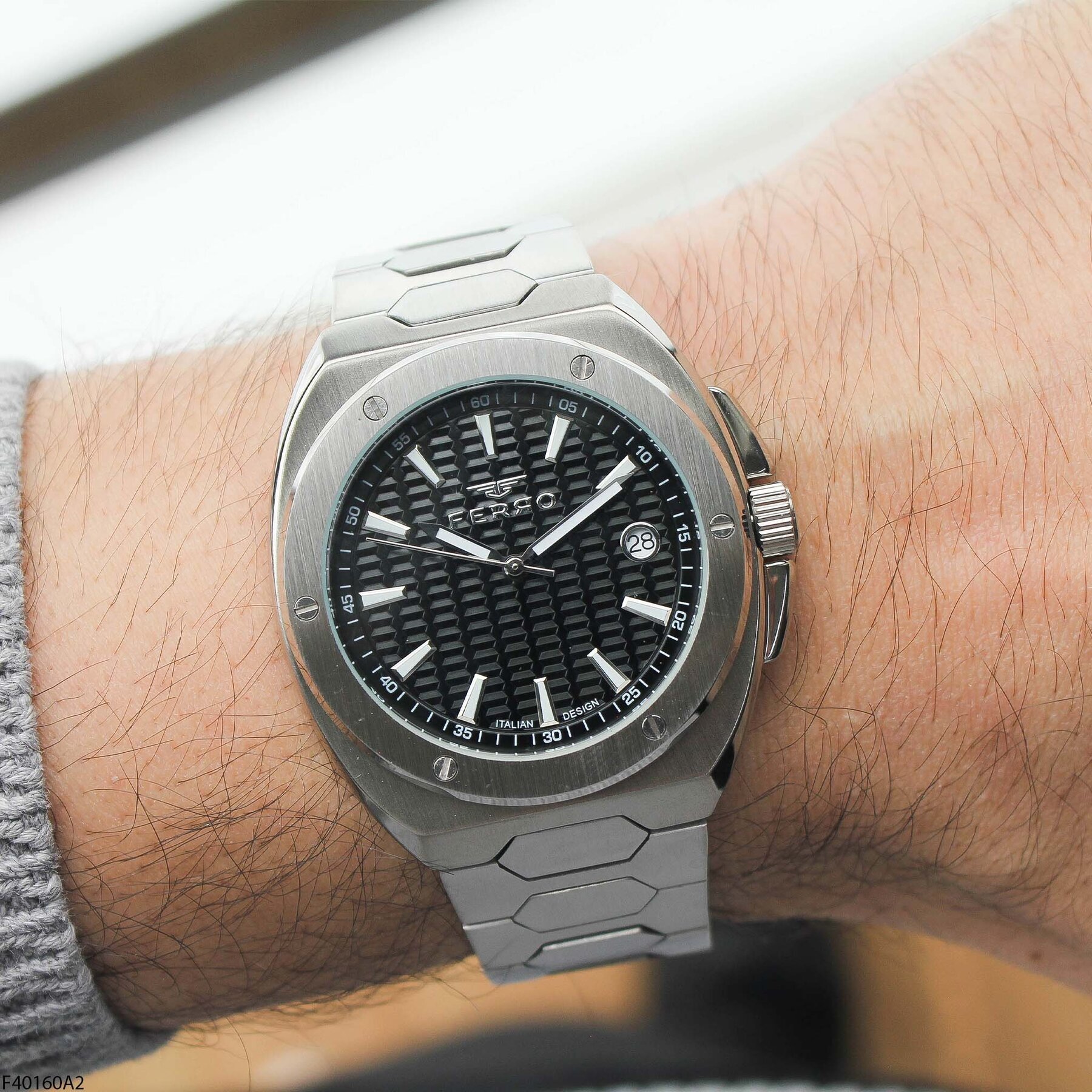 Ferro F40160A2 Çelik Kordonlu Erkek Kol Saati