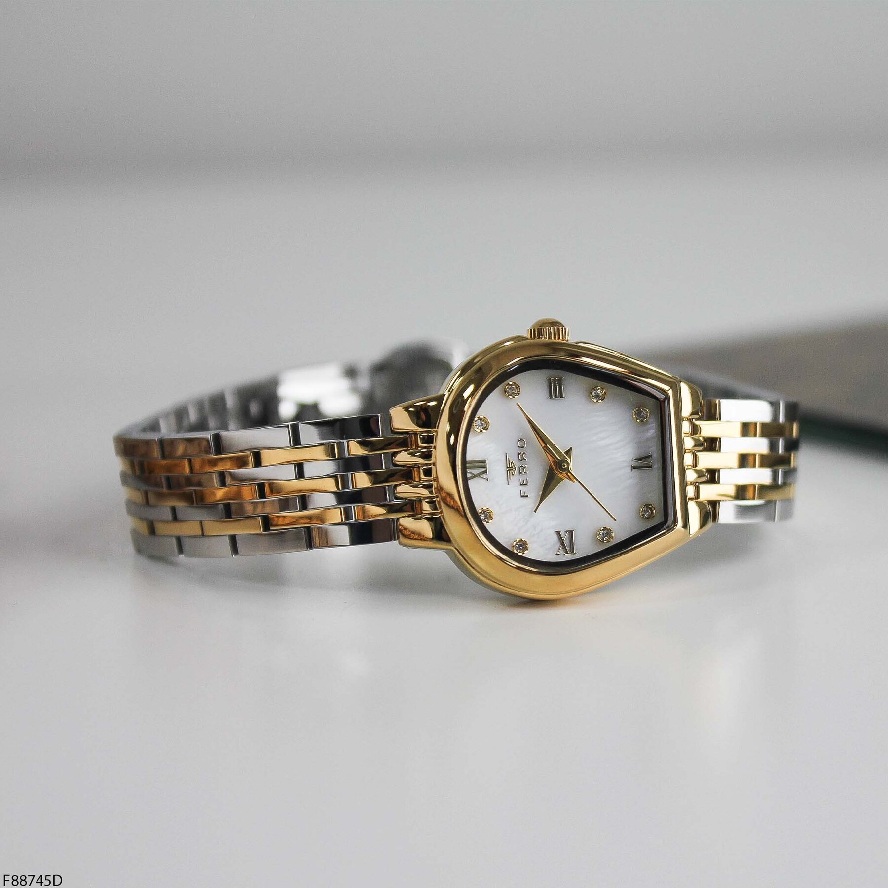 Ferro F88745D Çelik Kordonlu Kadın Kol Saati