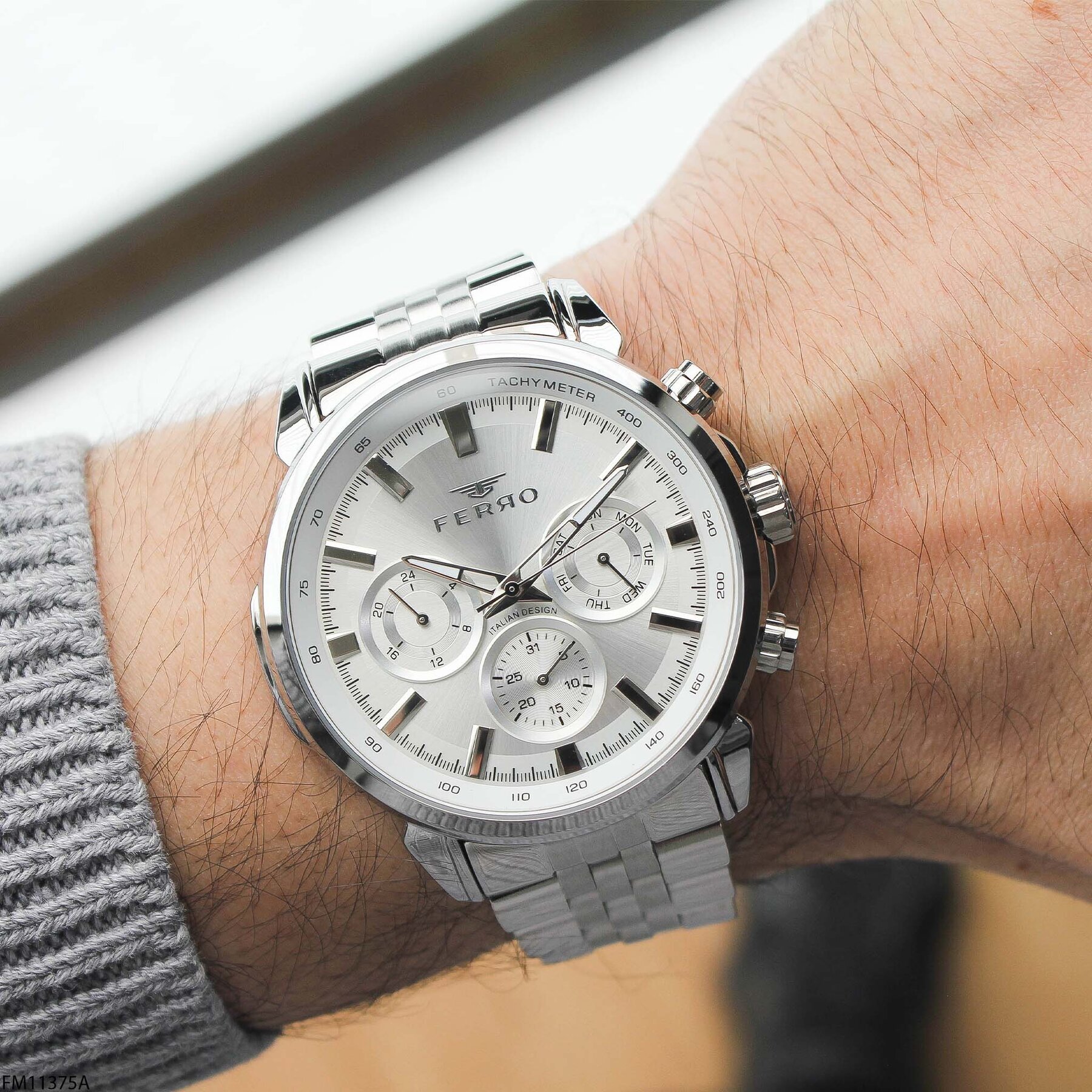 Ferro FM11375A Çelik Kordonlu Erkek Kol Saati