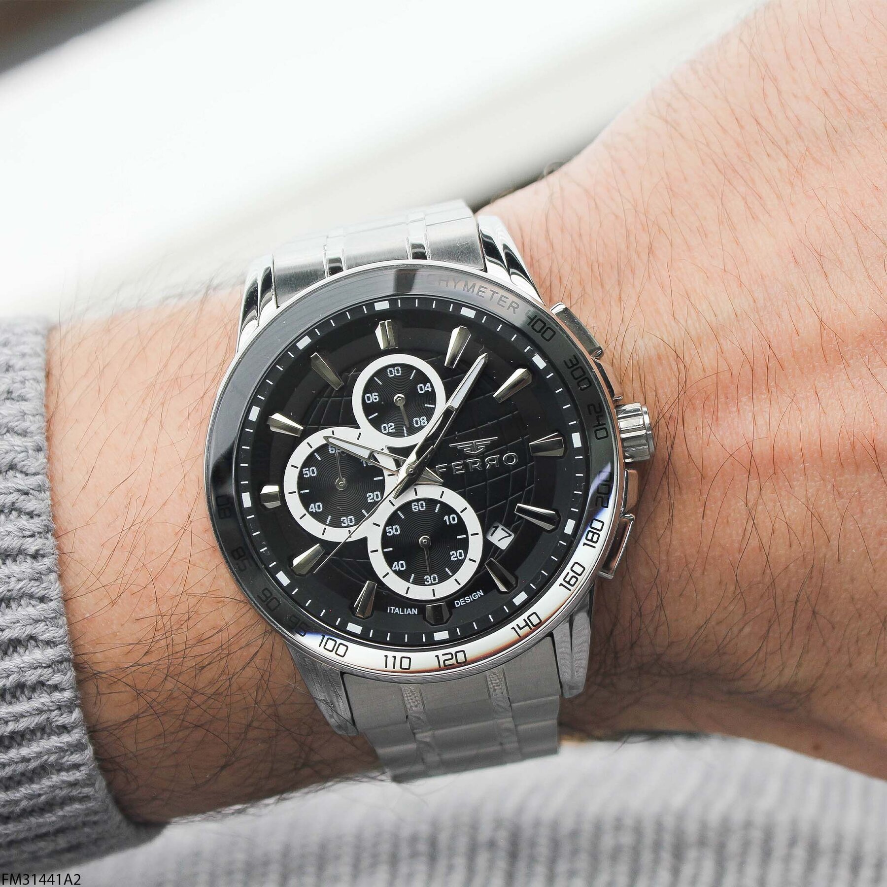 Ferro FM31441A2 Çelik Kordonlu Erkek Kol Saati