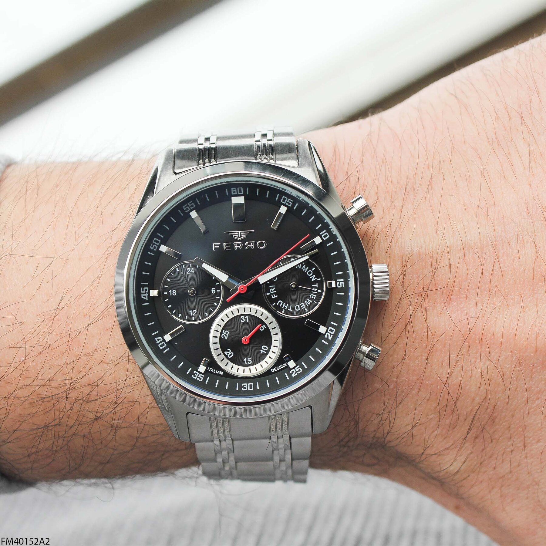 Ferro FM40152A2 Çelik Kordonlu Erkek Kol Saati