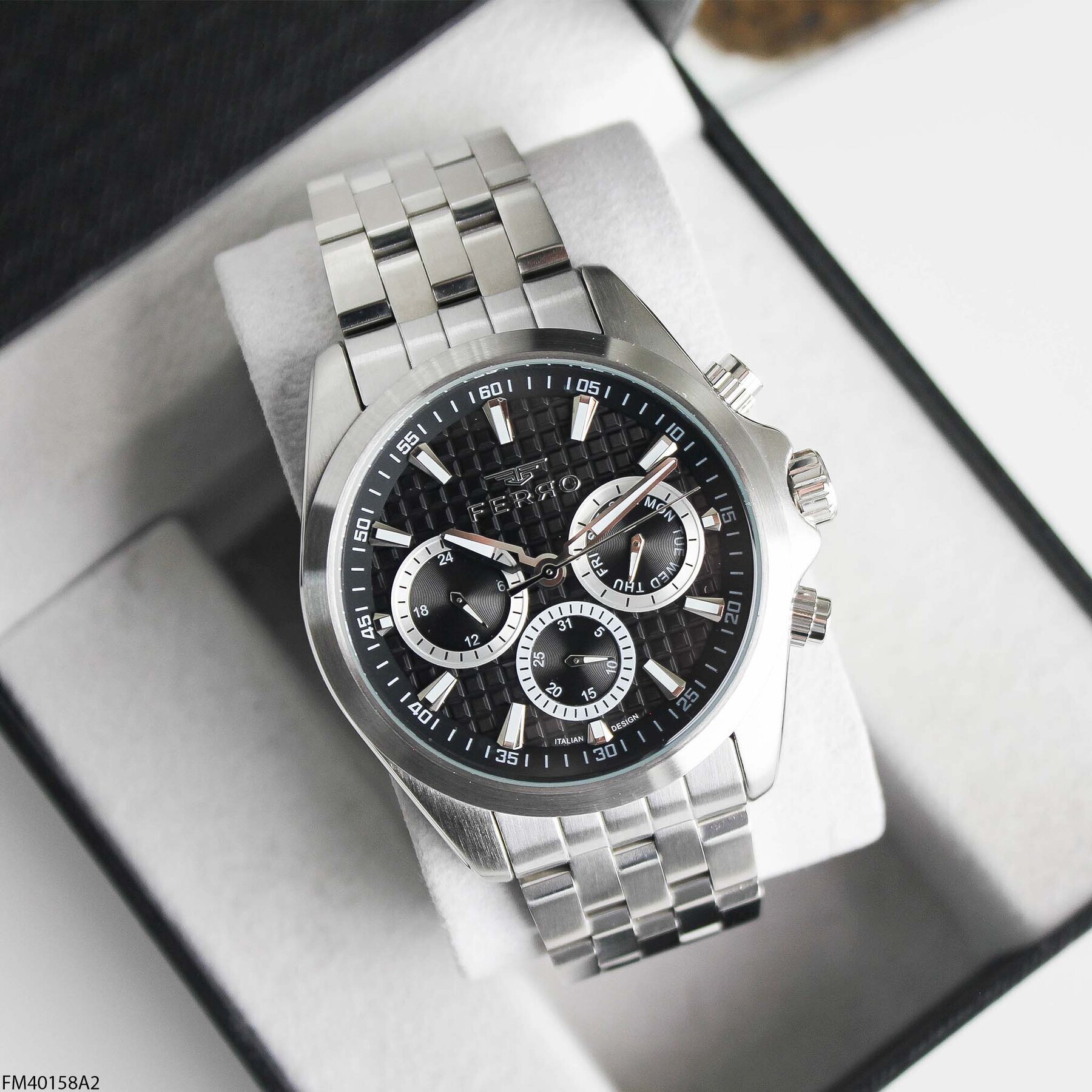 Ferro FM40158A2 Çelik Kordonlu Erkek Kol Saati