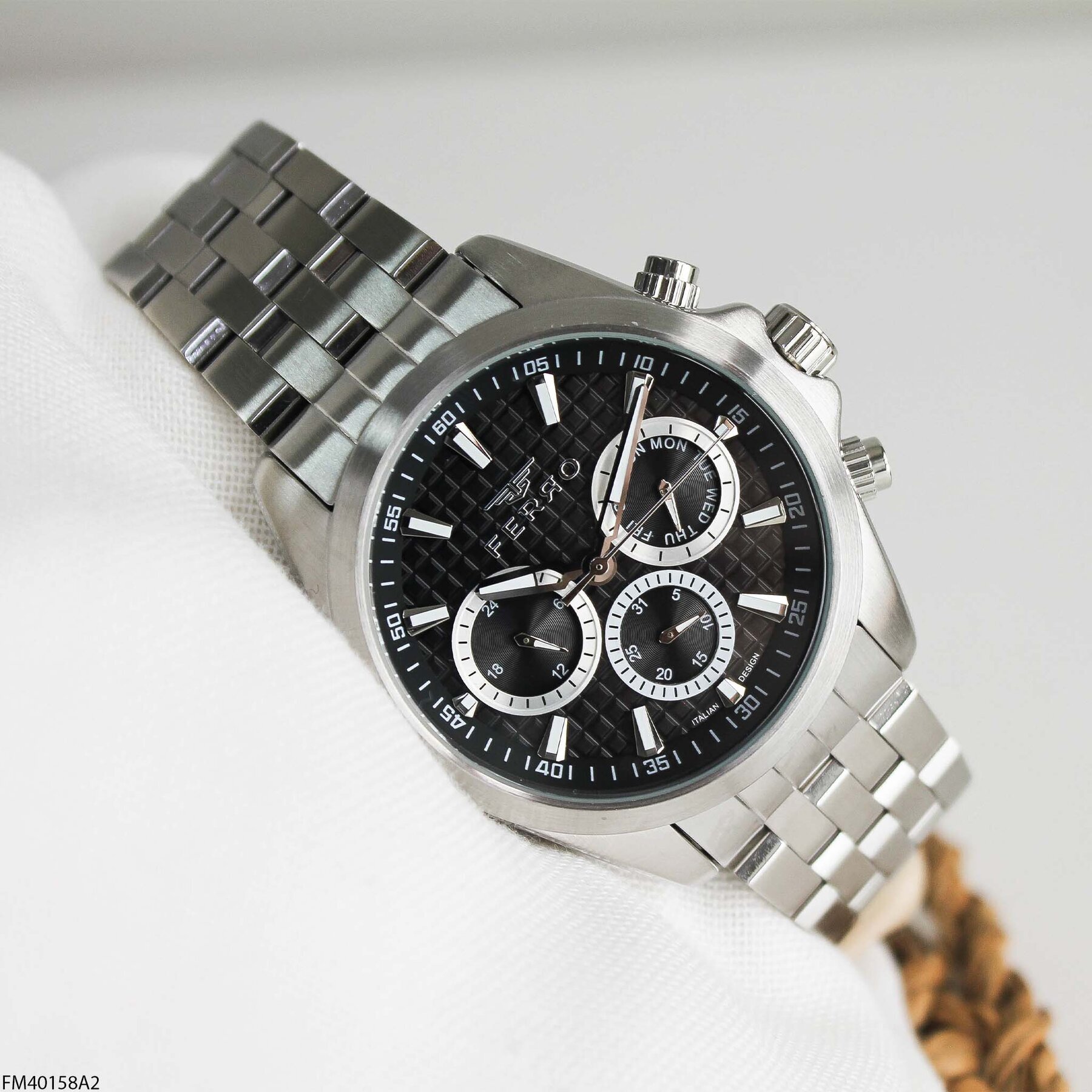 Ferro FM40158A2 Çelik Kordonlu Erkek Kol Saati