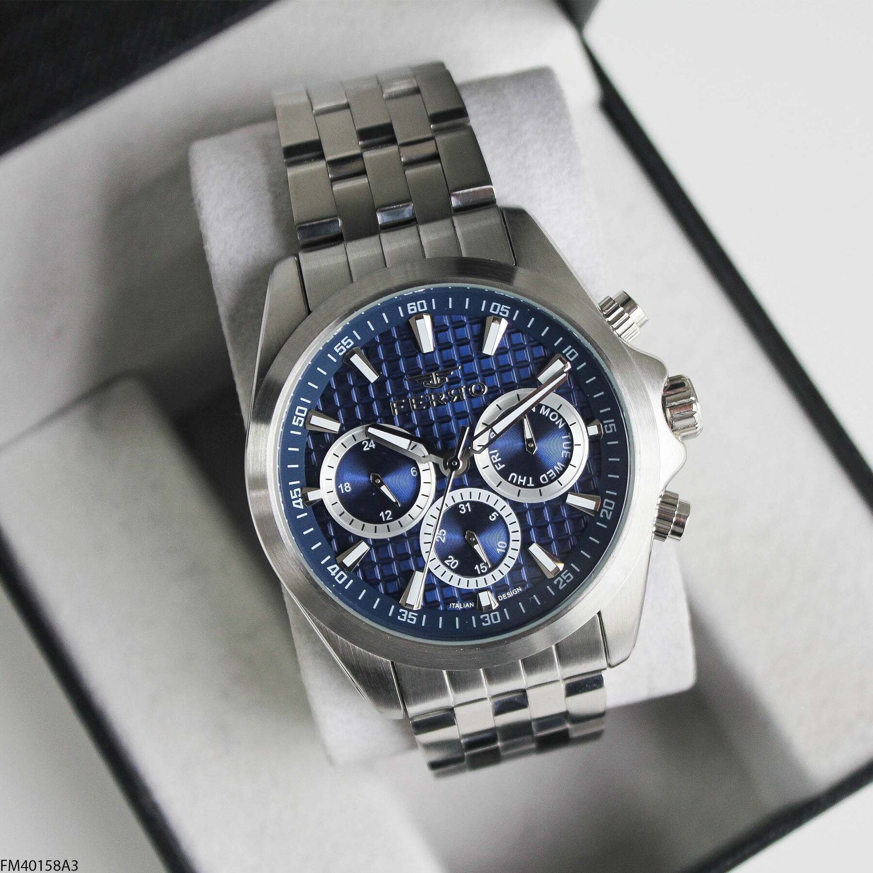 Ferro FM40158A3 Çelik Kordonlu Erkek Kol Saati