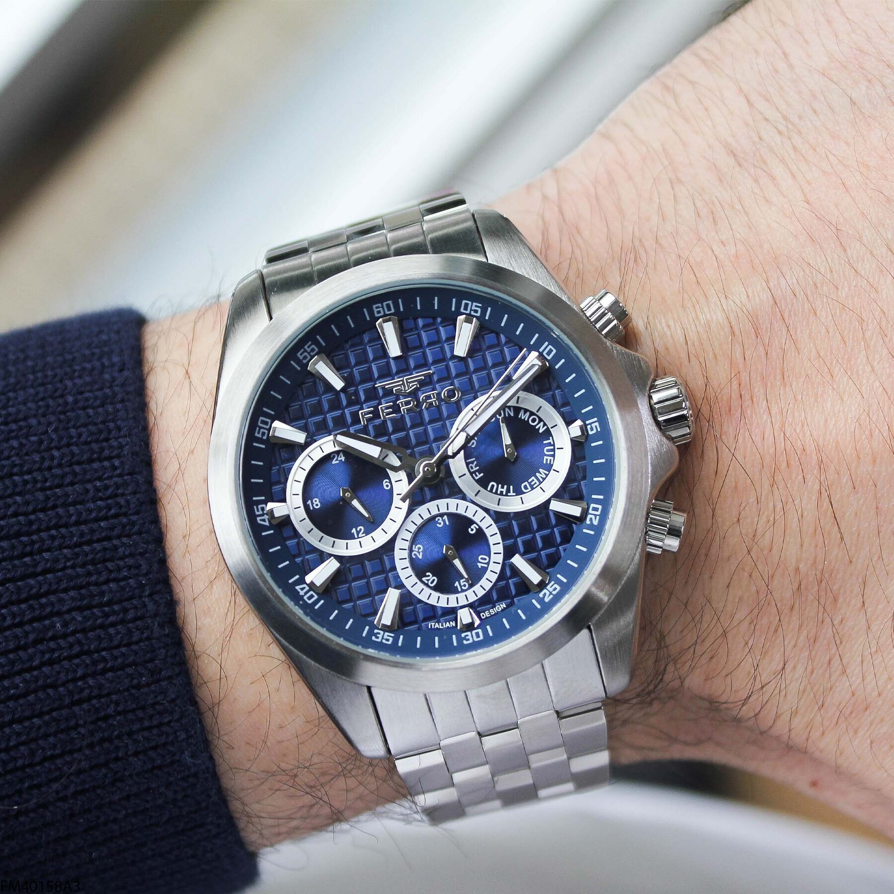 Ferro FM40158A3 Çelik Kordonlu Erkek Kol Saati