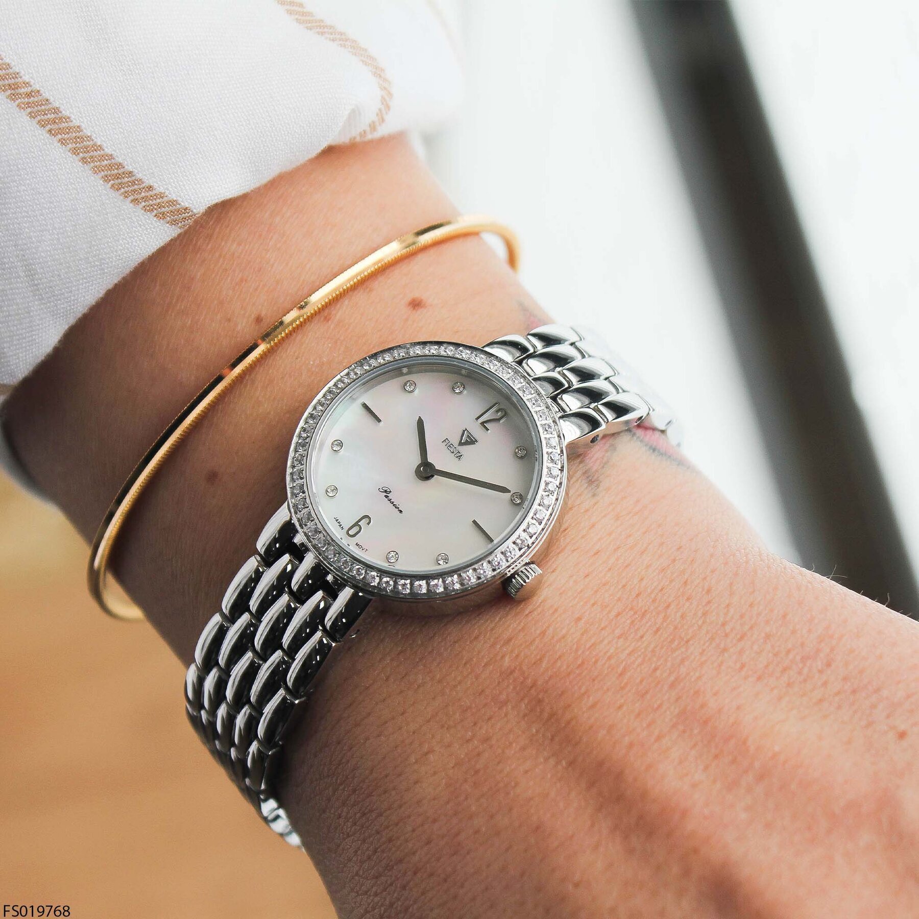 Fiesta FS019768 Çelik Kordonlu Kadın Kol Saati