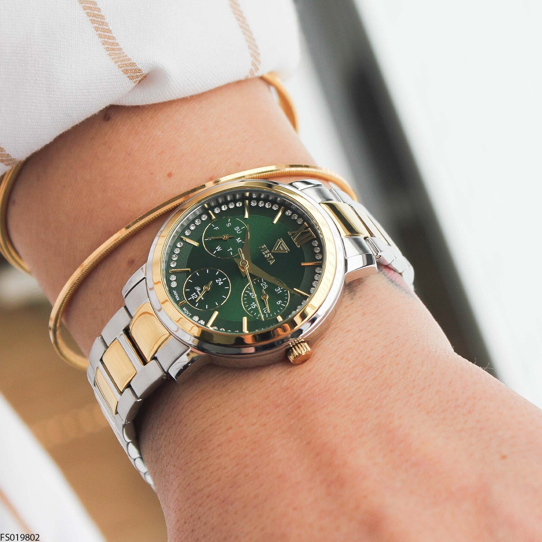 Fiesta FS019802 Çelik Kordonlu Kadın Kol Saati