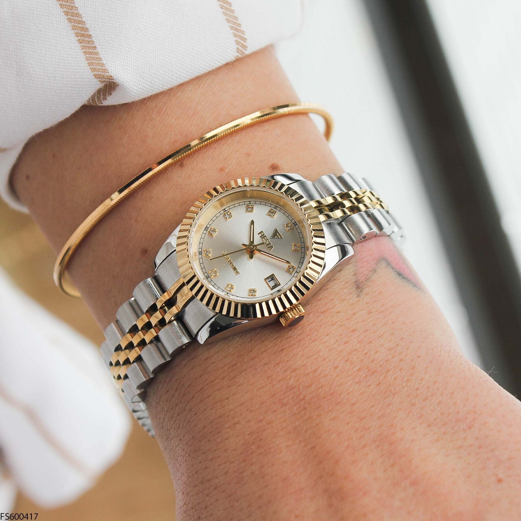 Fiesta FS600417 Çelik Kordonlu Kadın Kol Saati