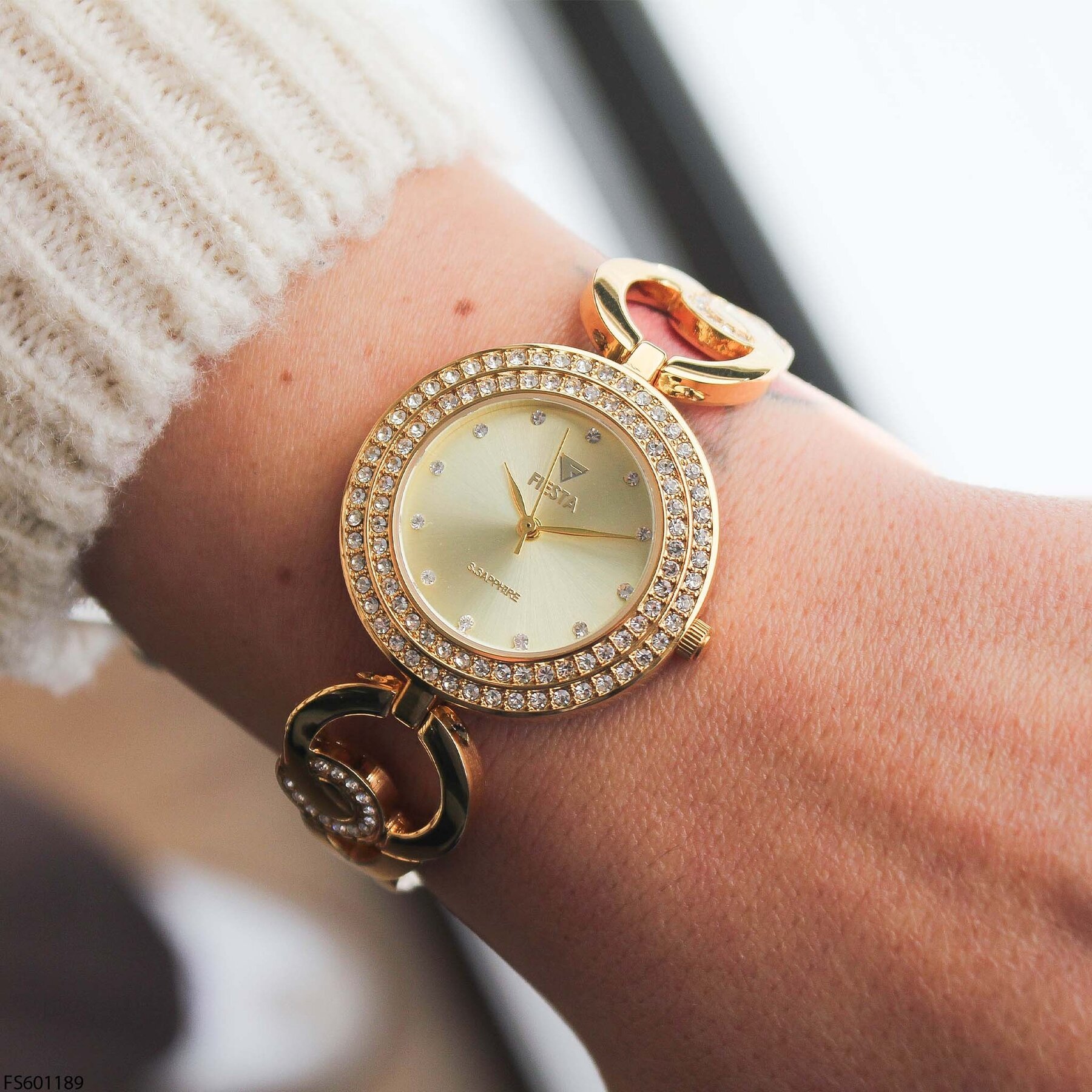 Fiesta FS601189 Çelik Kordonlu Kadın Kol Saati