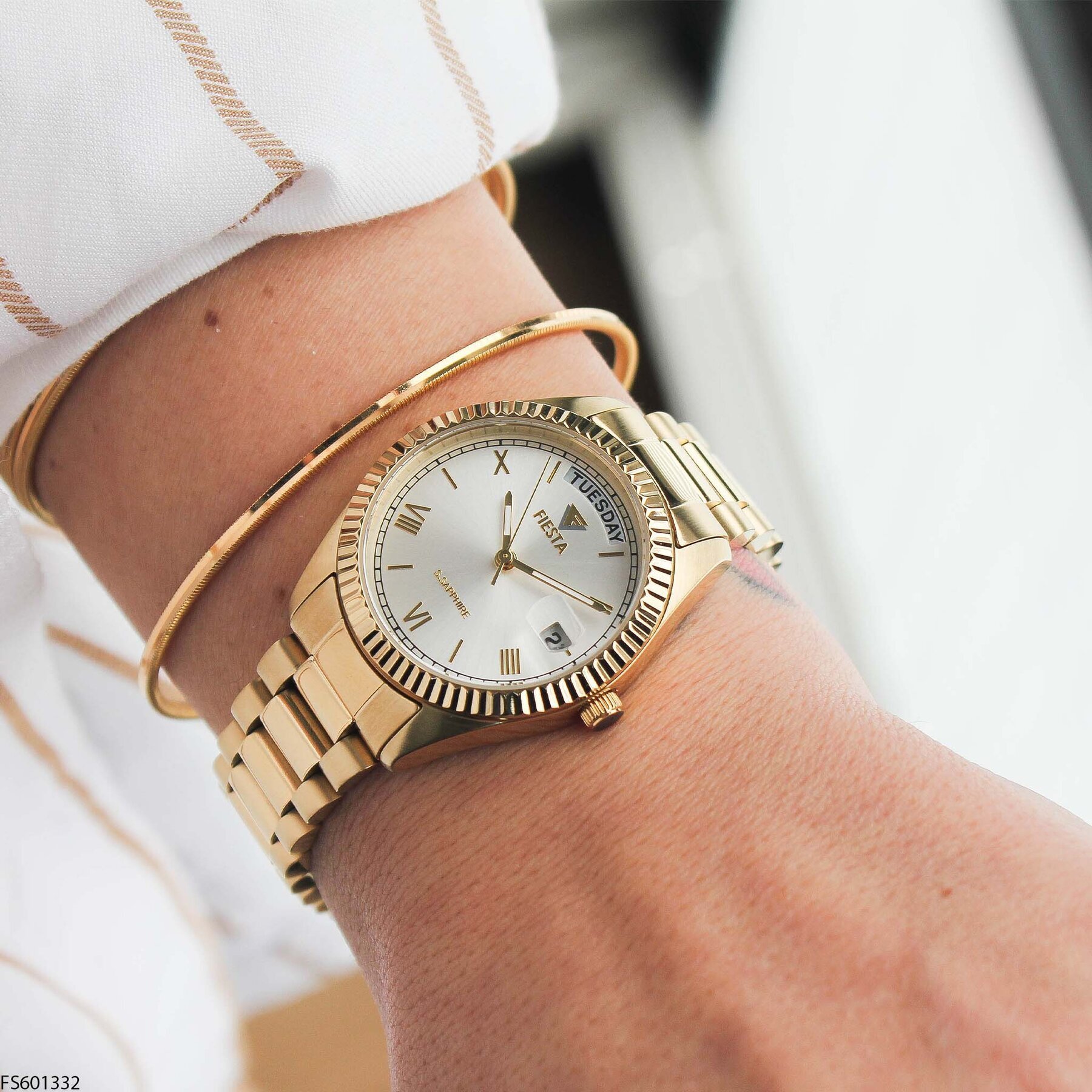 Fiesta FS601332 Çelik Kordonlu Kadın Kol Saati