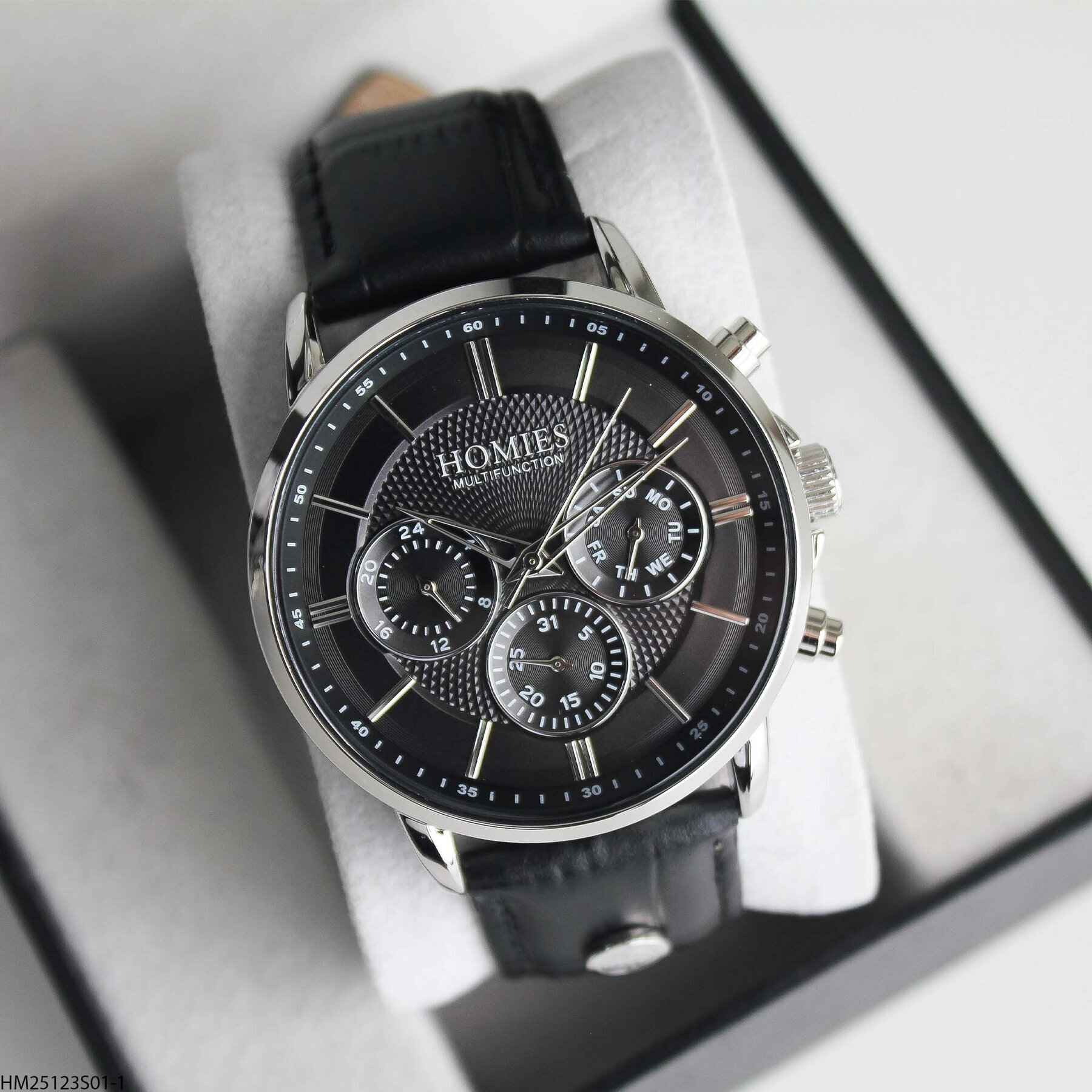 Homies HM25123S01-3 Leather Strap Men Watch