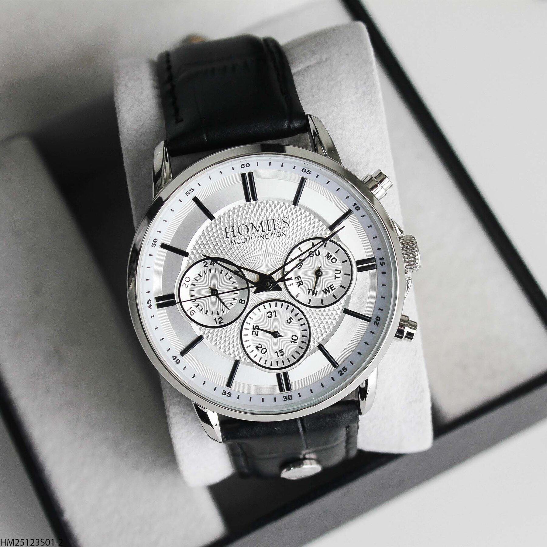 Homies HM25123S01-3 Leather Strap Men Watch