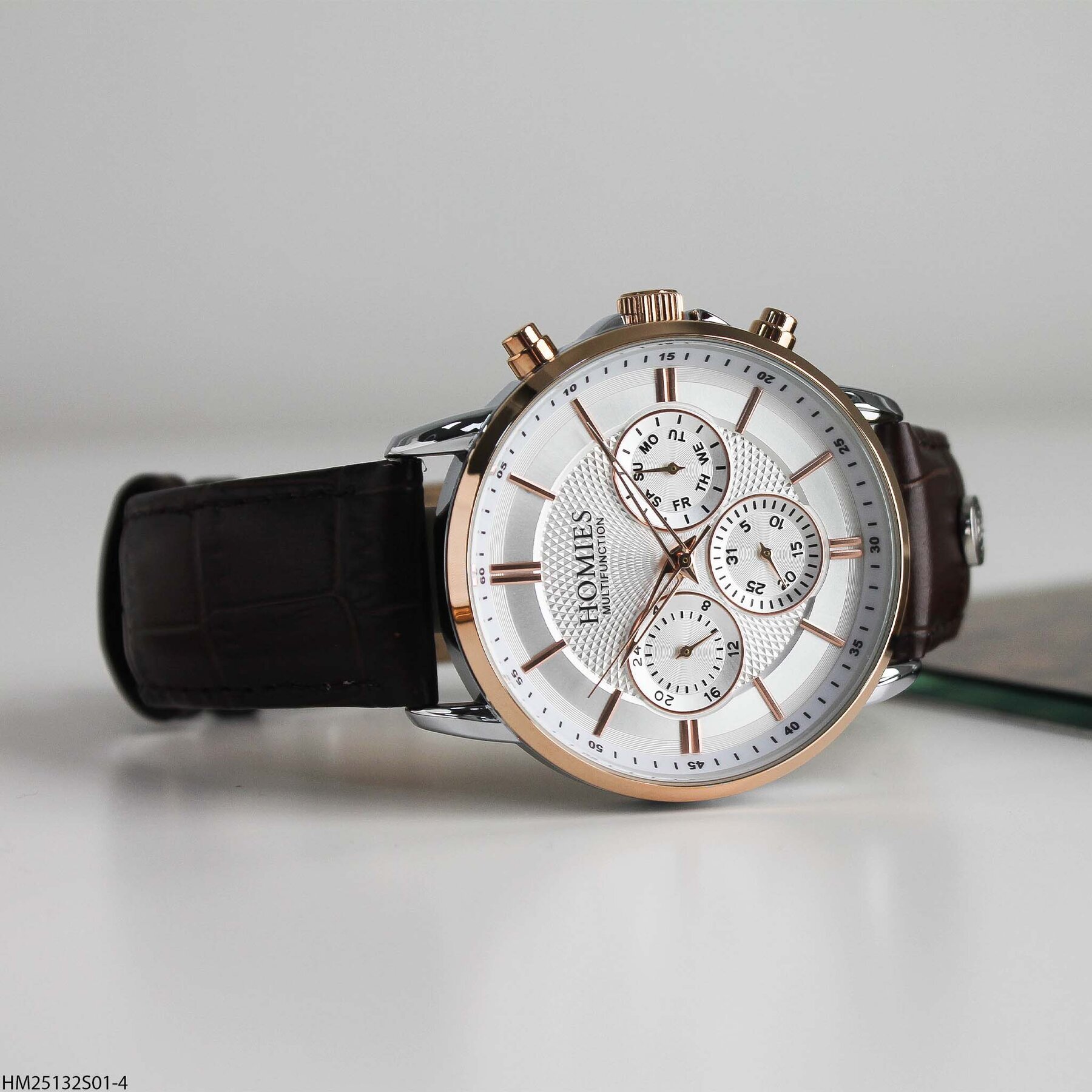 Homies HM25123S01-4 Deri Kordonlu Erkek Kol Saati