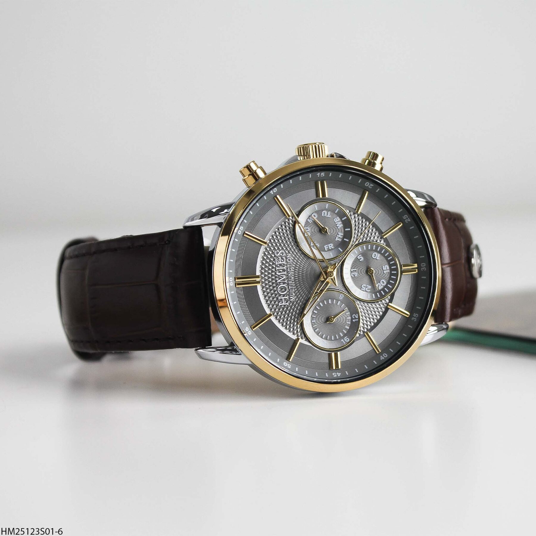 Homies HM25123S01-6  Deri Kordonlu Erkek Kol Saati