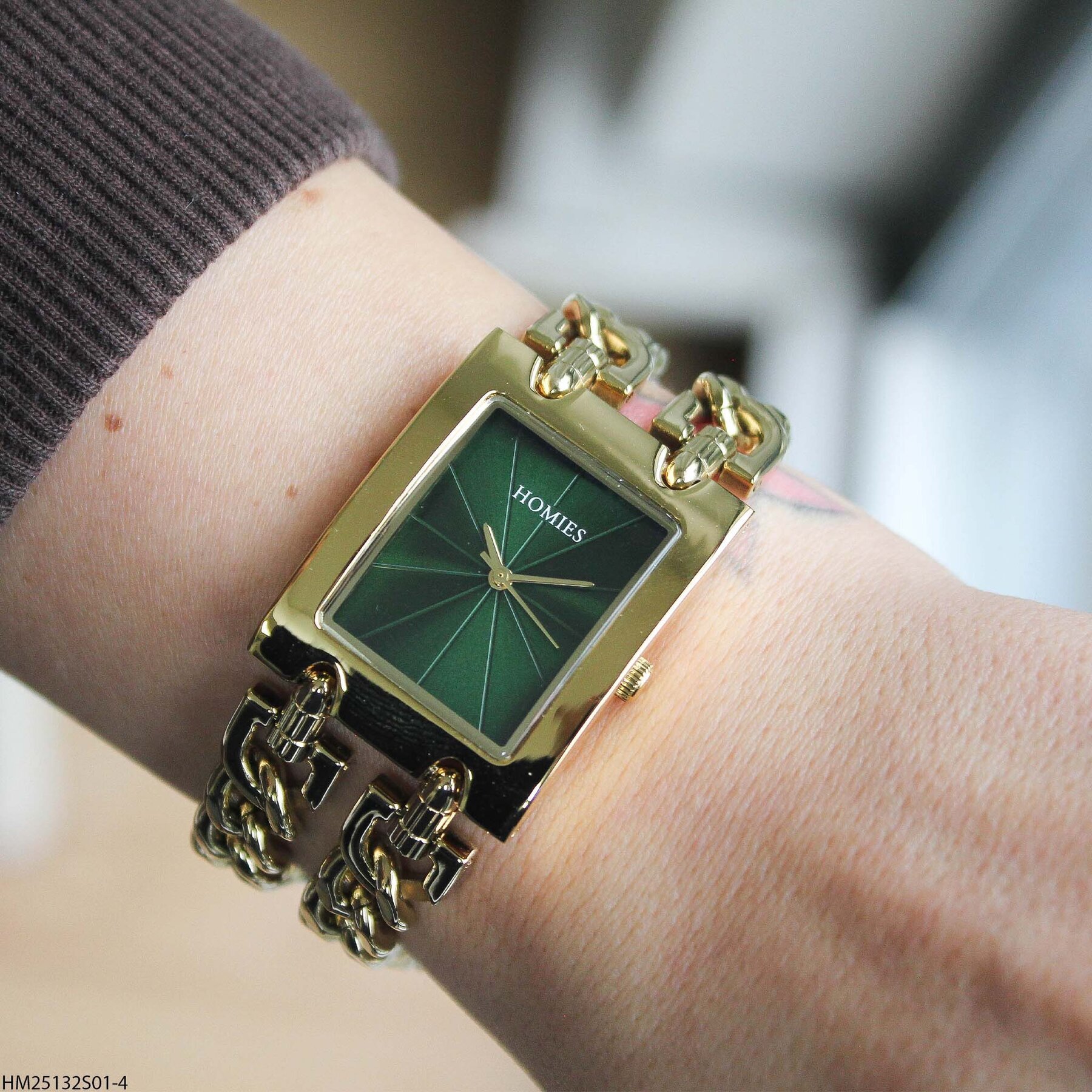 Homies HM25132S01-4 Çelik kordonlu  Kadın Kol Saati