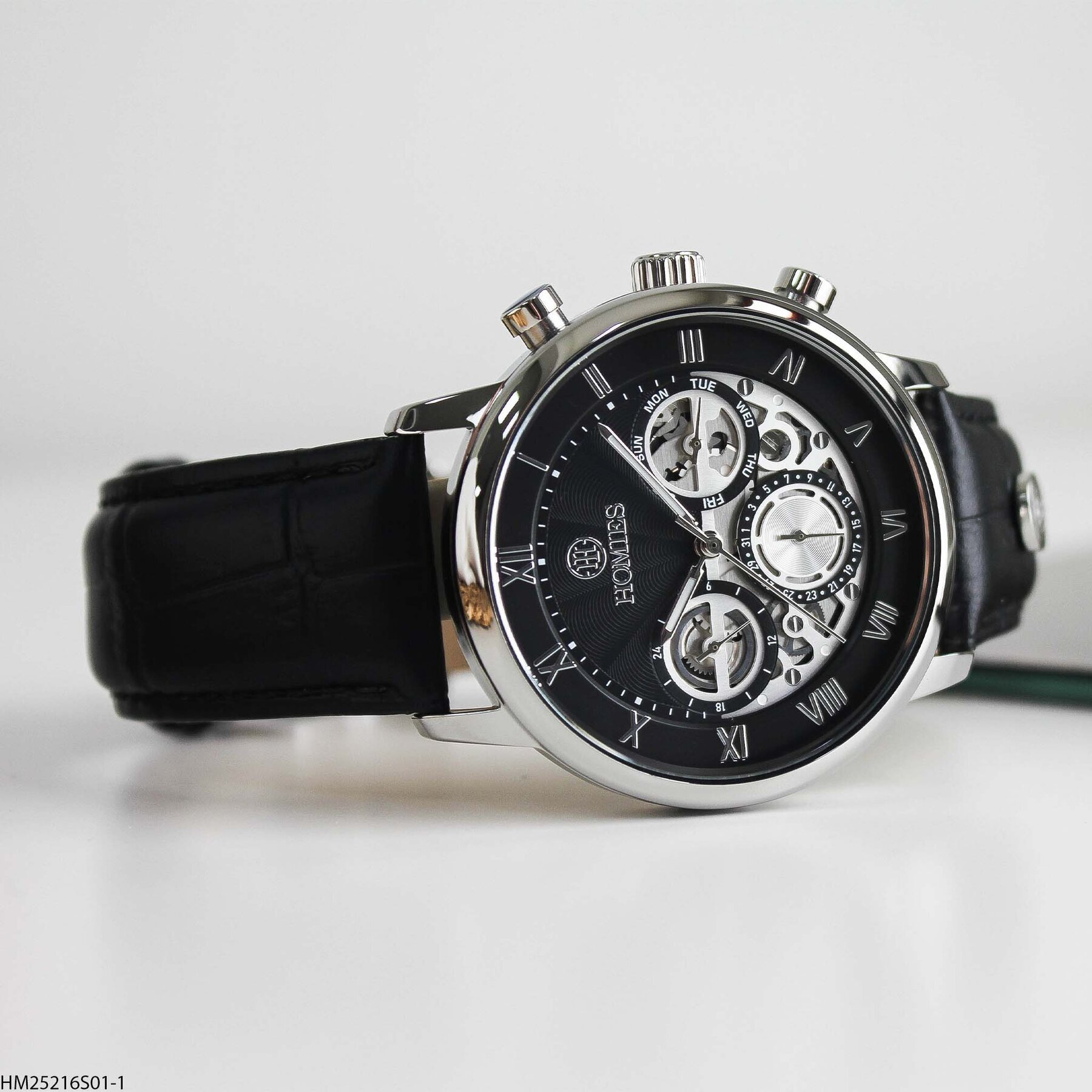 Homies HM25123S01-3 Leather Strap Men Watch