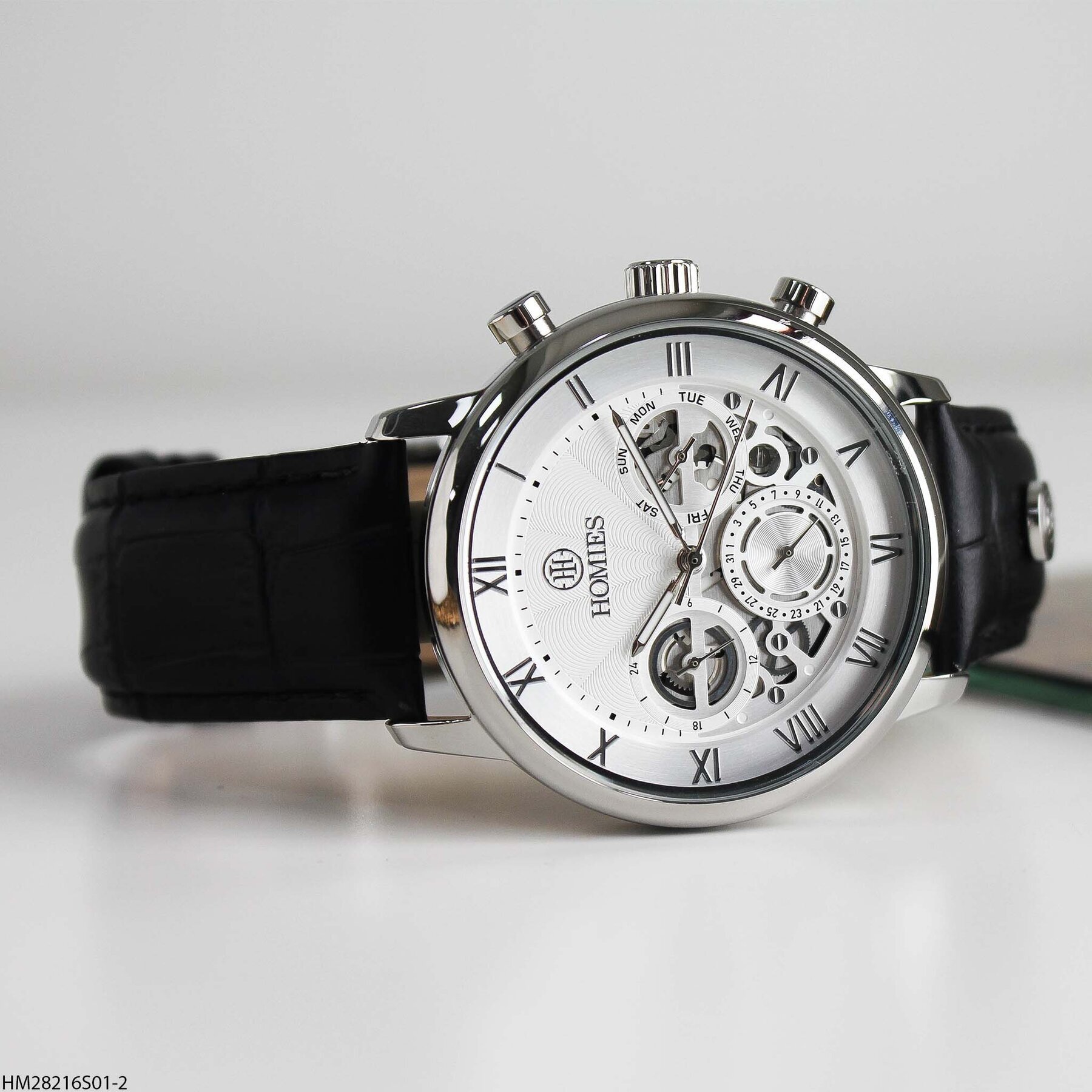 Homies HM28216S01-2 Deri Kordonlu Erkek Kol Saati