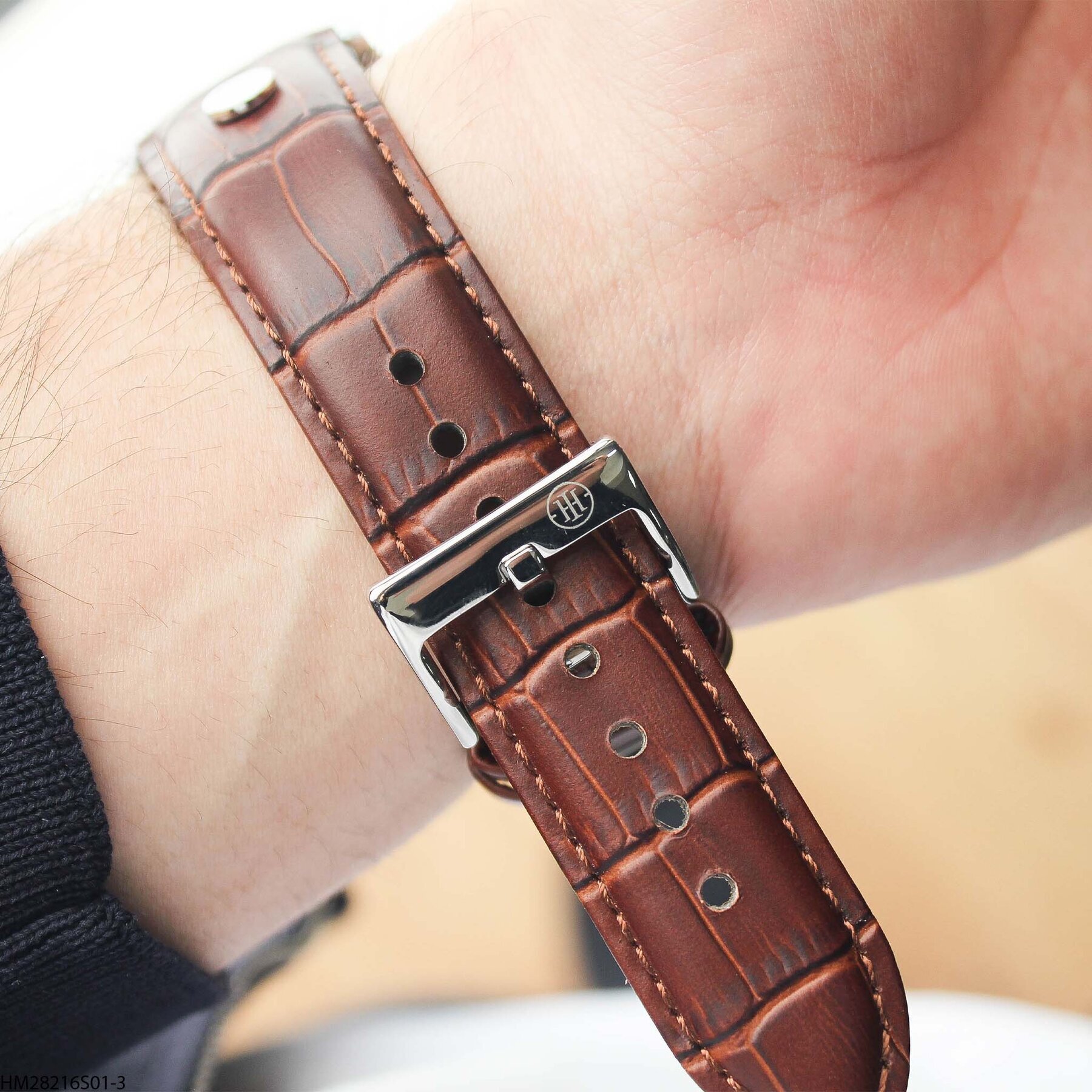 Homies HM25123S01-3 Leather Strap Men Watch