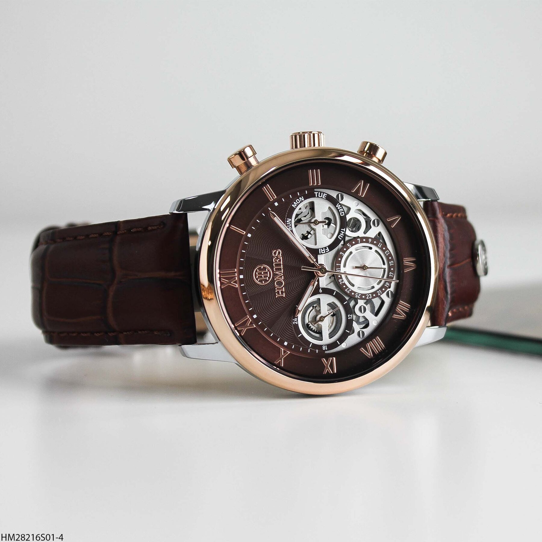 Homies HM28216S01-4 Deri Kordonlu Erkek Kol Saati