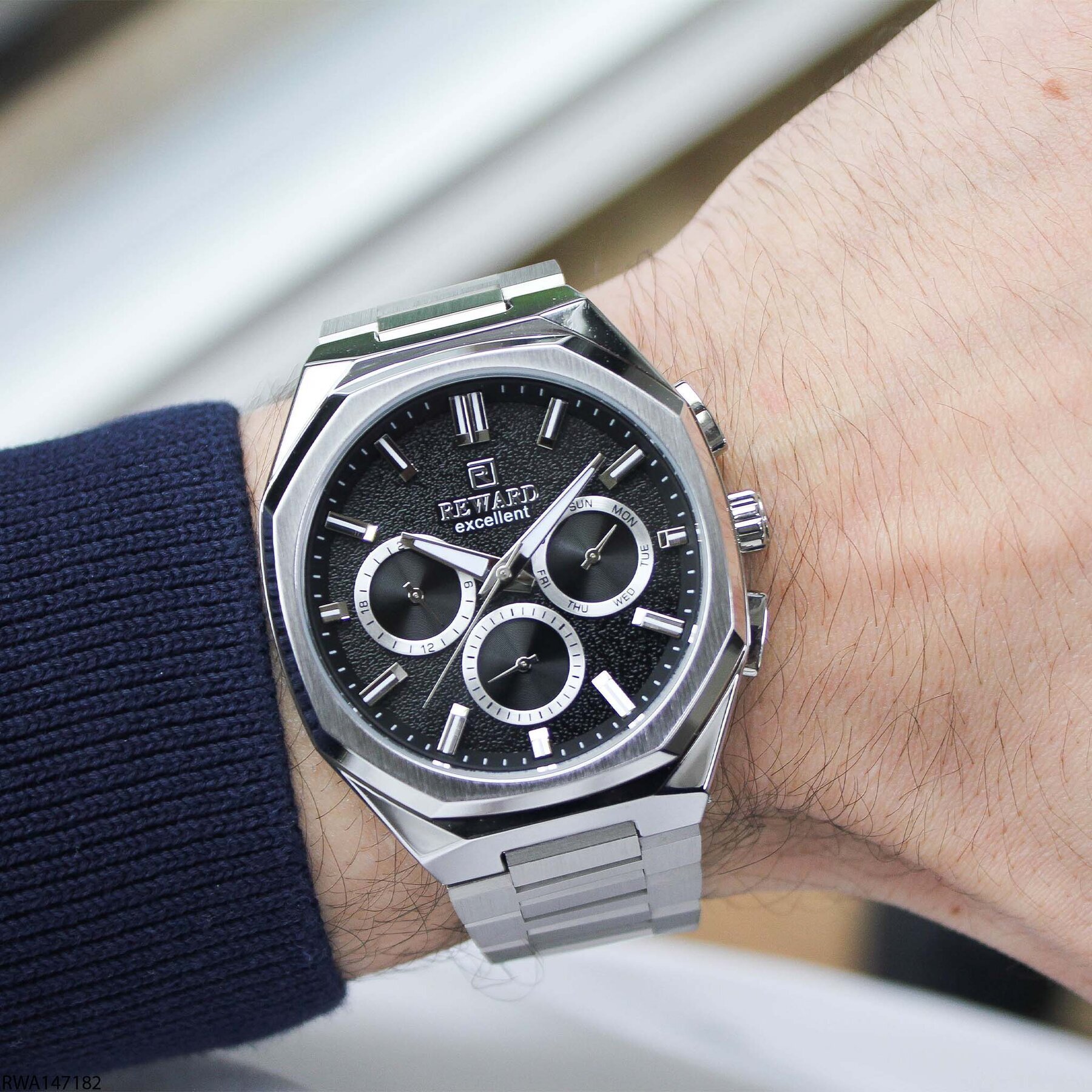 Reward RWA147182 Çelik Kordonlu Erkek Kol Saati