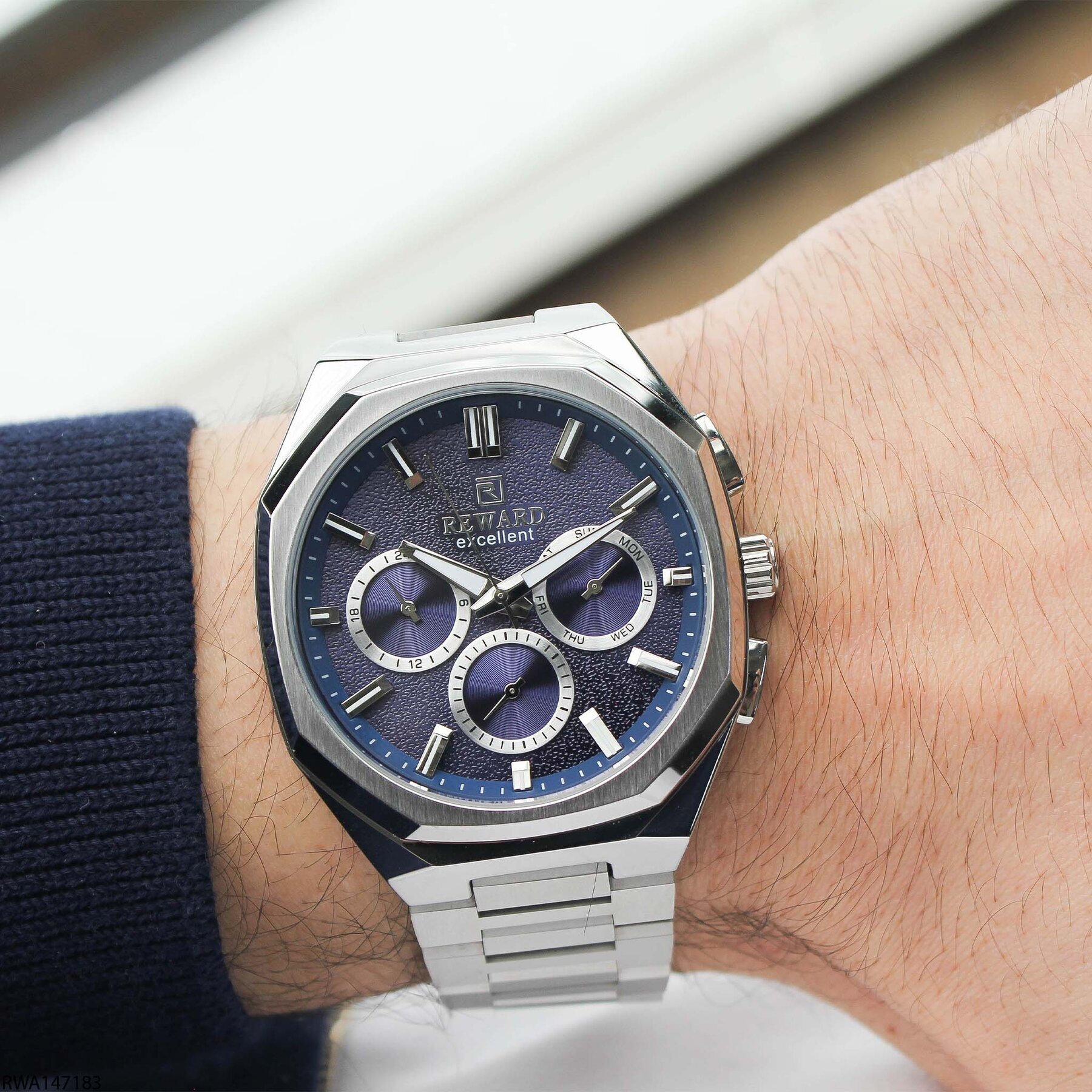 Reward RWA147183 Çelik Kordonlu Erkek Kol Saati