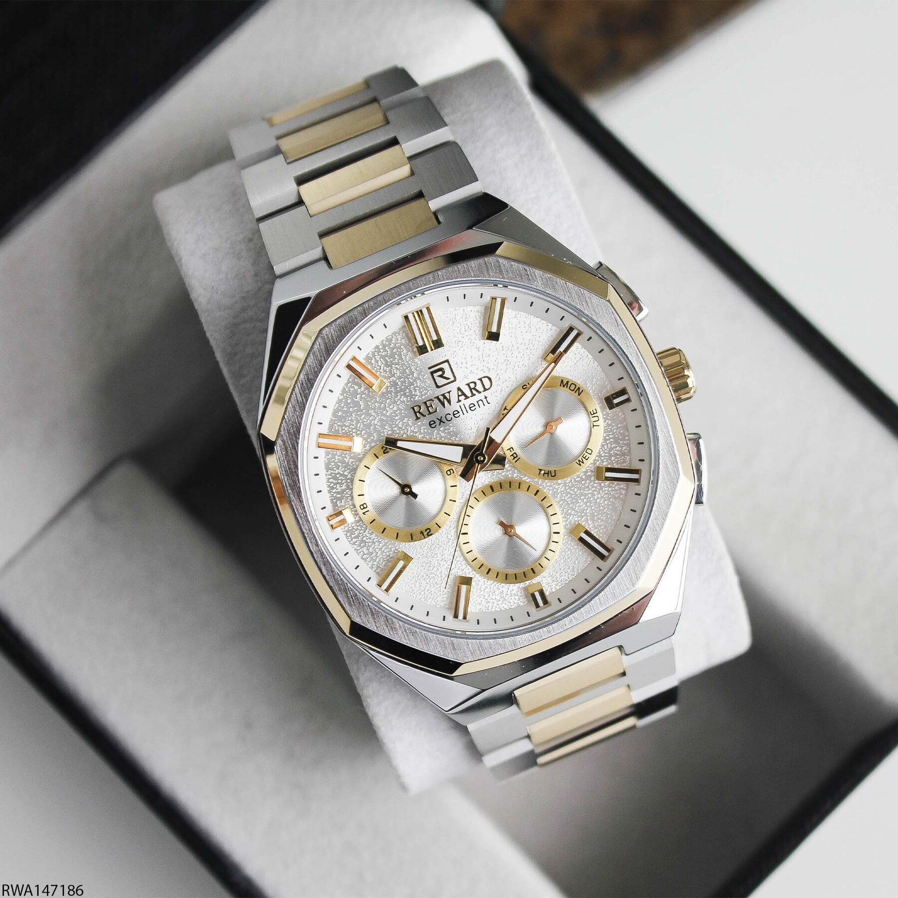 Reward RWA147186 Çelik Kordonlu Erkek Kol Saati