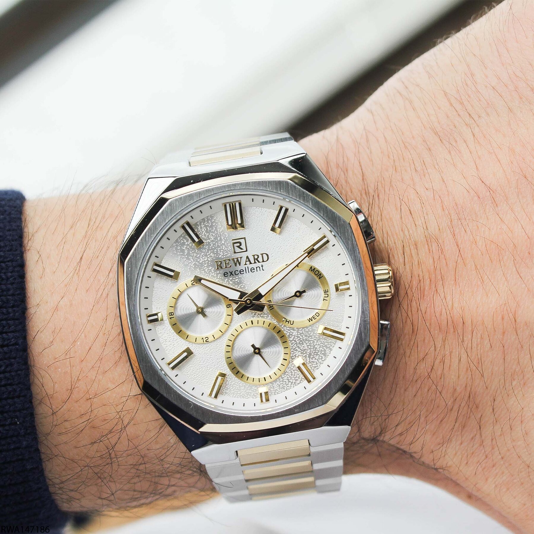 Reward RWA147186 Çelik Kordonlu Erkek Kol Saati