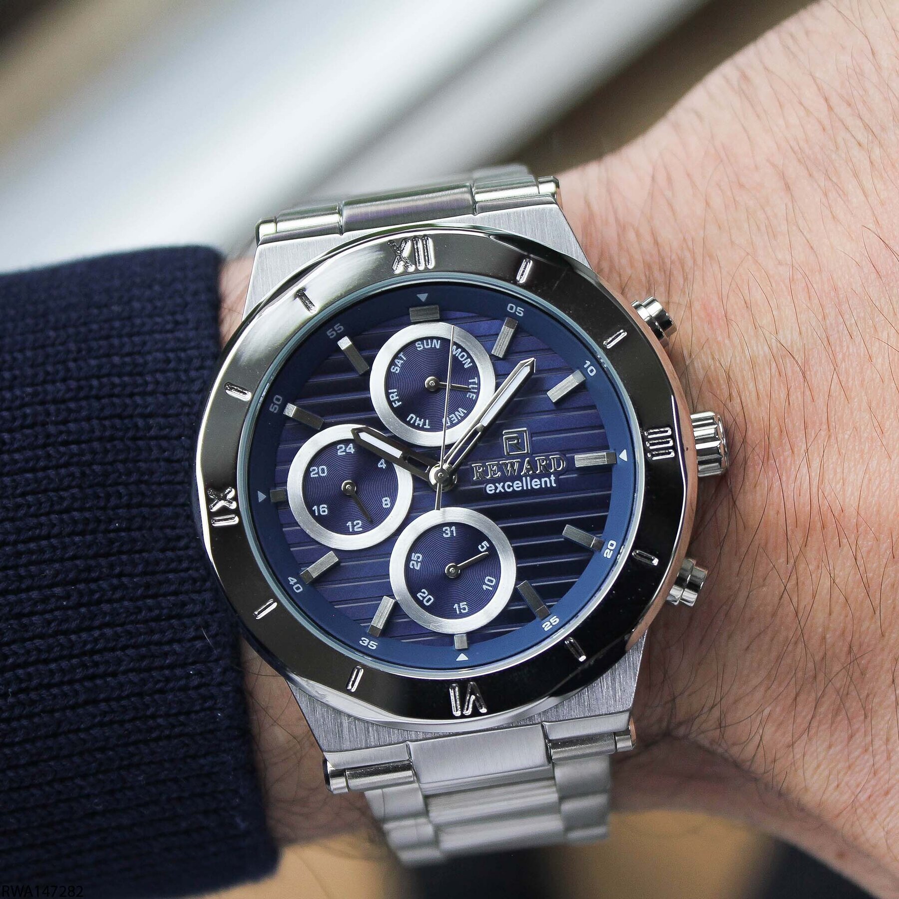 Reward RWA147282 Çelik Kordonlu Erkek Kol Saati