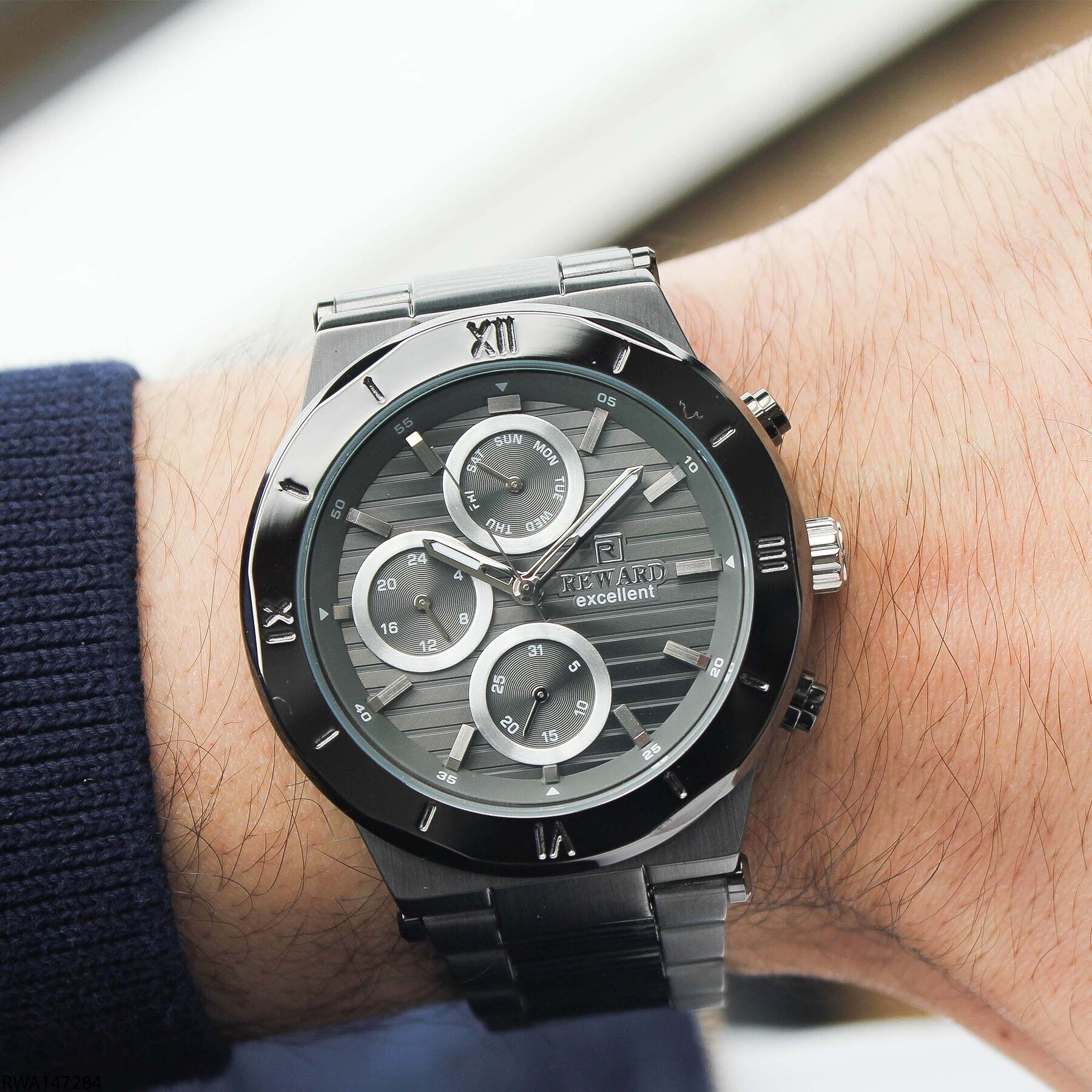 Reward RWA147284 Çelik Kordonlu Erkek Kol Saati